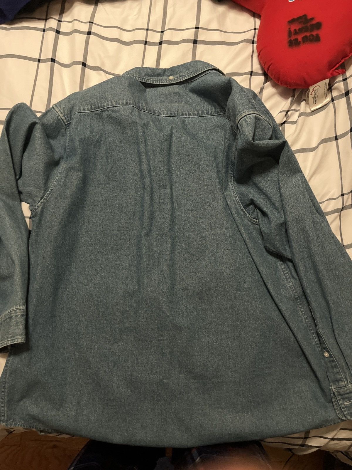 Supreme Vintage Supreme Denim Work Shirt Size Medium Size US M / EU 48-50 / 2 - 4 Thumbnail