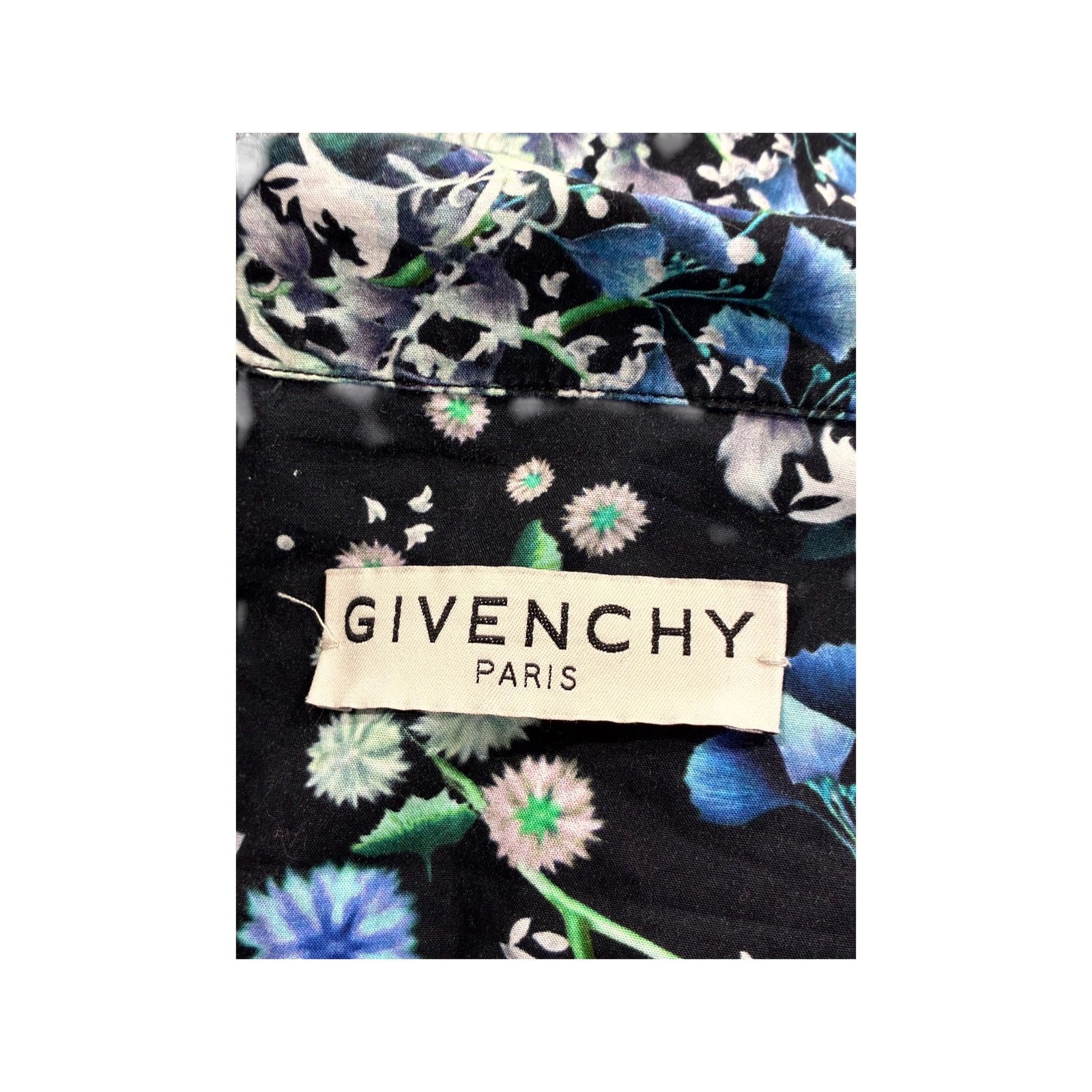 Givenchy Givenchy Floral Button Up Multicolor Shirt Size US M / EU 48-50 / 2 - 3 Thumbnail