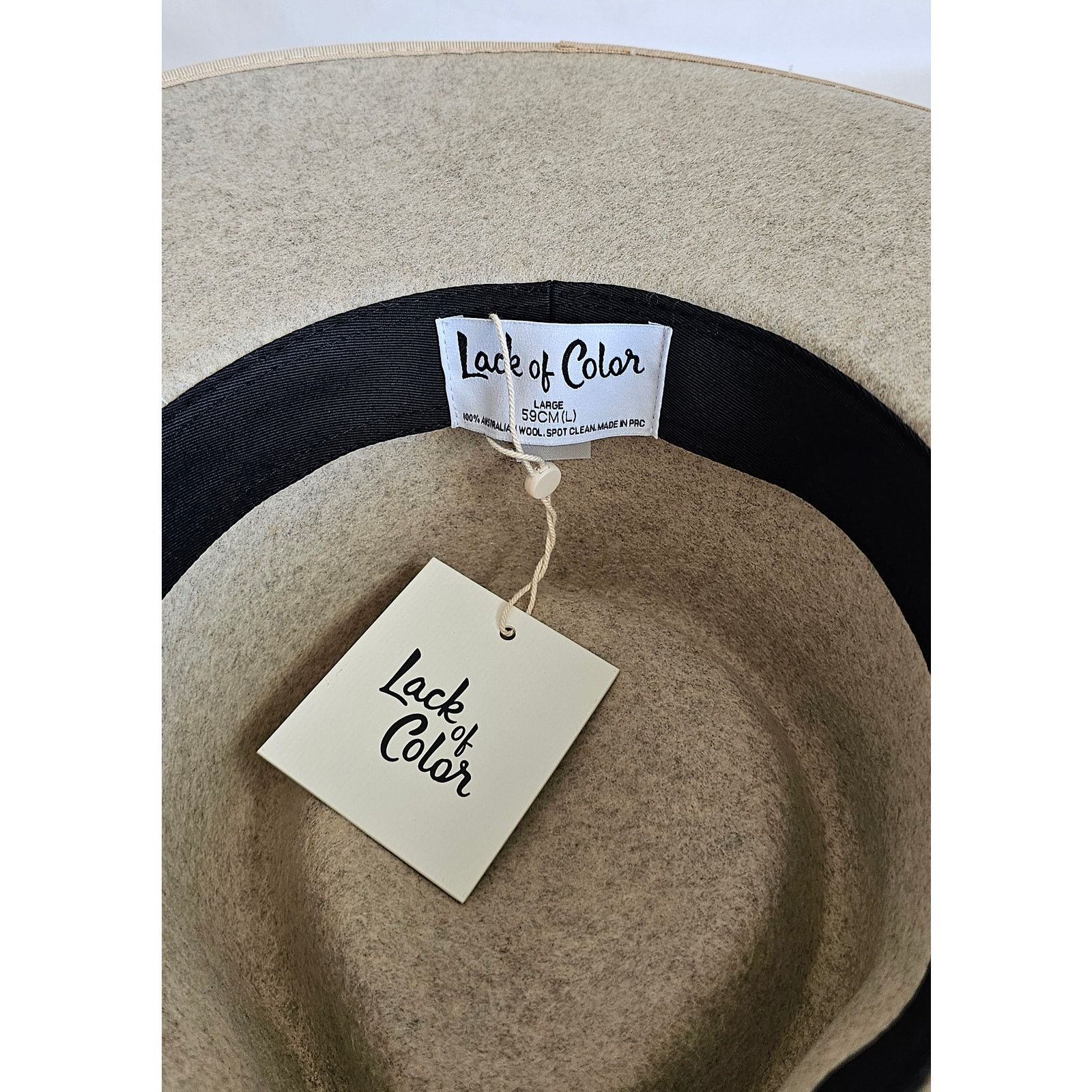 Lack of Color Lack of Color Carlo Speckled Grey Rancher hat (Ivory) Size ONE SIZE - 9 Thumbnail