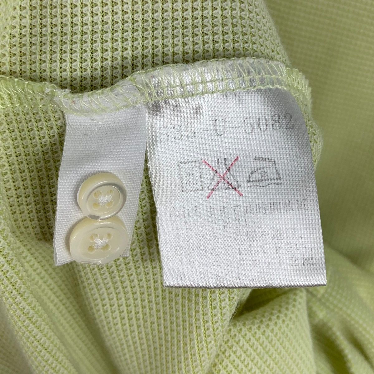 Kenzo × Vintage Vintage KENZO GOLF Pocket Yelow Button Up Shirt Size US S / EU 44-46 / 1 - 6 Thumbnail