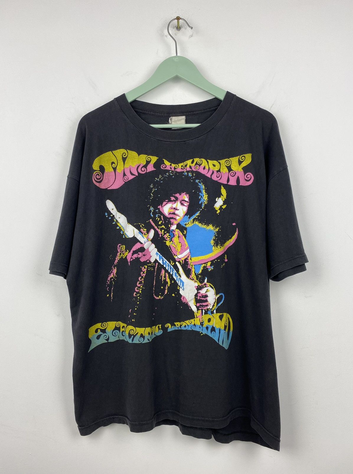 Vintage Jimi Hendrix Y2K T Shirt Tee Cobain Jim Morrison