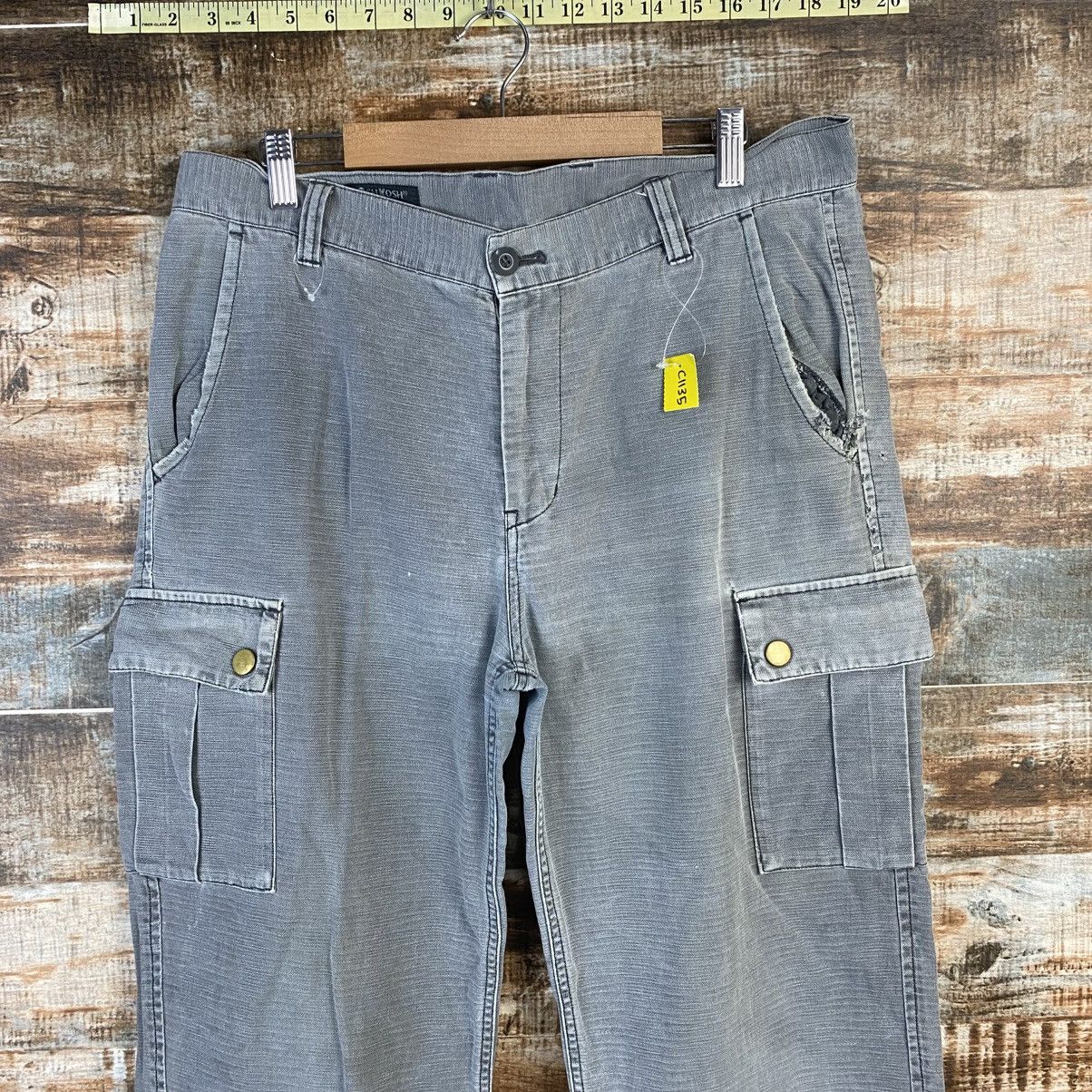 Oshkosh DL Osh Kosh Gray Cargo Multipocket Pants #C1135 Size US 33 - 4 Thumbnail