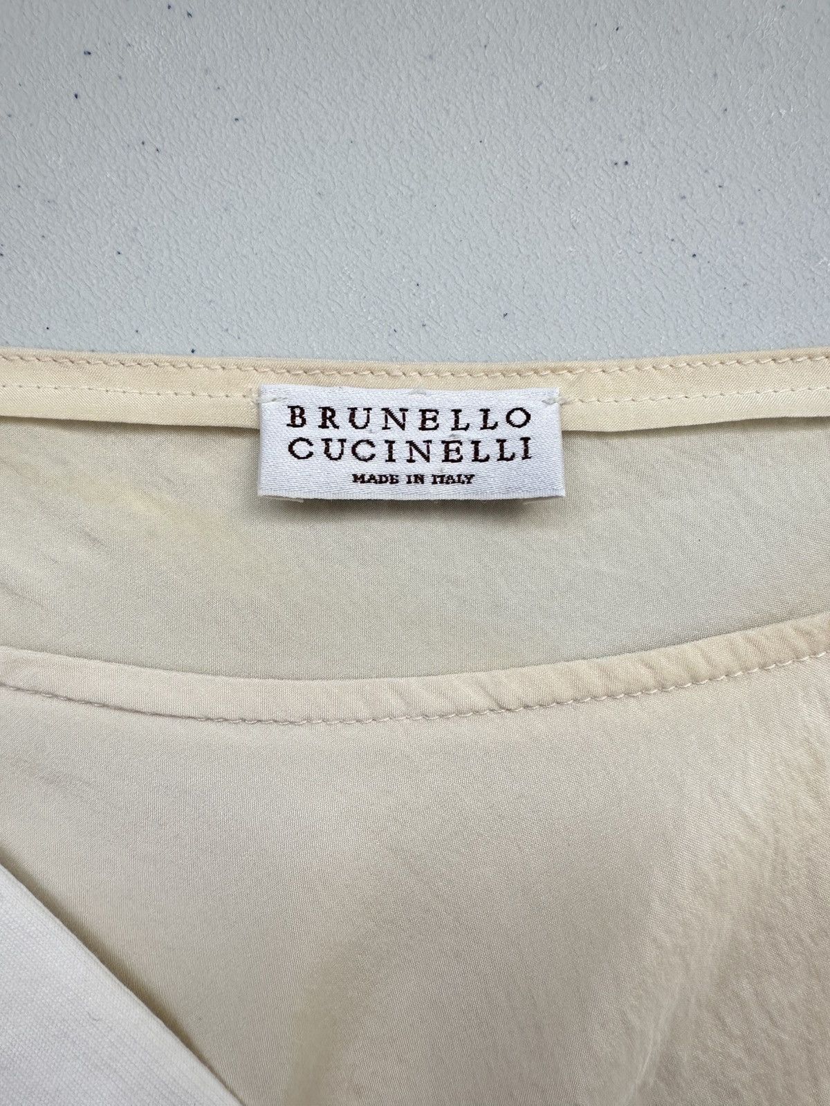 Brunello Cucinelli Brunello Cucinelli Asymmetrical Sleeve Dress Size XS / US 0-2 / IT 36-38 - 11 Thumbnail