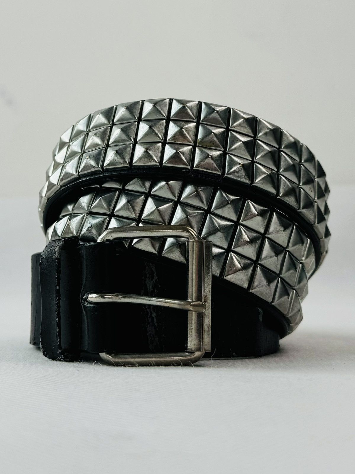 Hysteric Glamour Vintage Belts Y2K Rhinestones Punk leather belt Japanese Size 34 - 20 Thumbnail