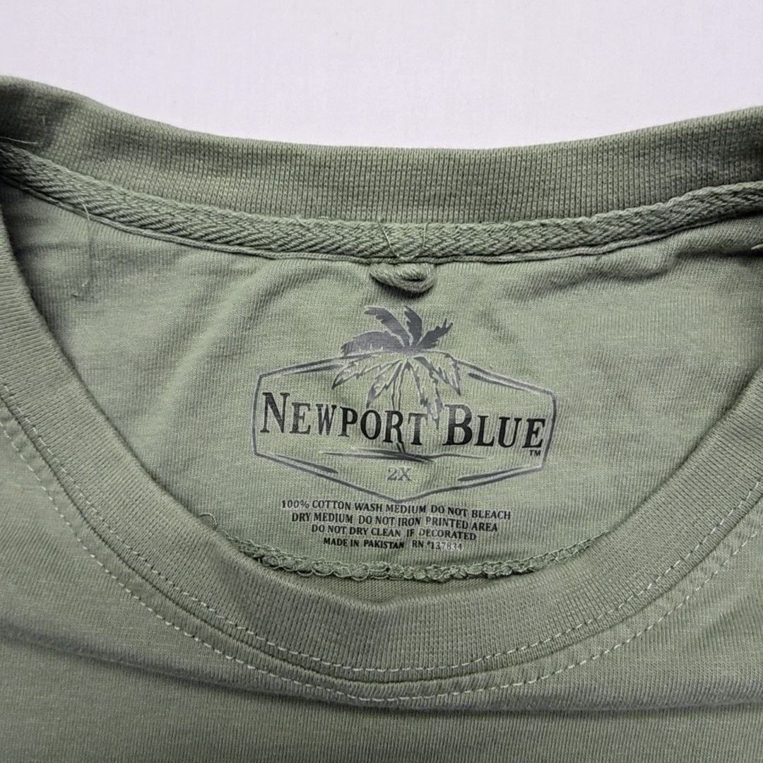 Other Newport Blue Wrecked in Paradise Green Tropical 2X Shirt Size US XXL / EU 58 / 5 - 9 Thumbnail