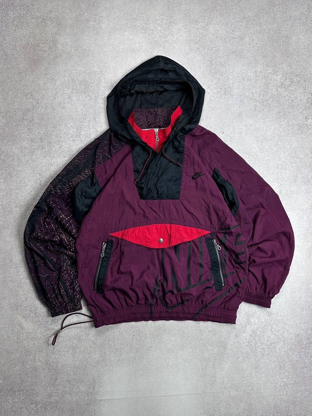 Nike Vintage 90s Nike Challenge Court Agassi Nylon Jacket M Size US M / EU 48-50 / 2 - 1 Thumbnail