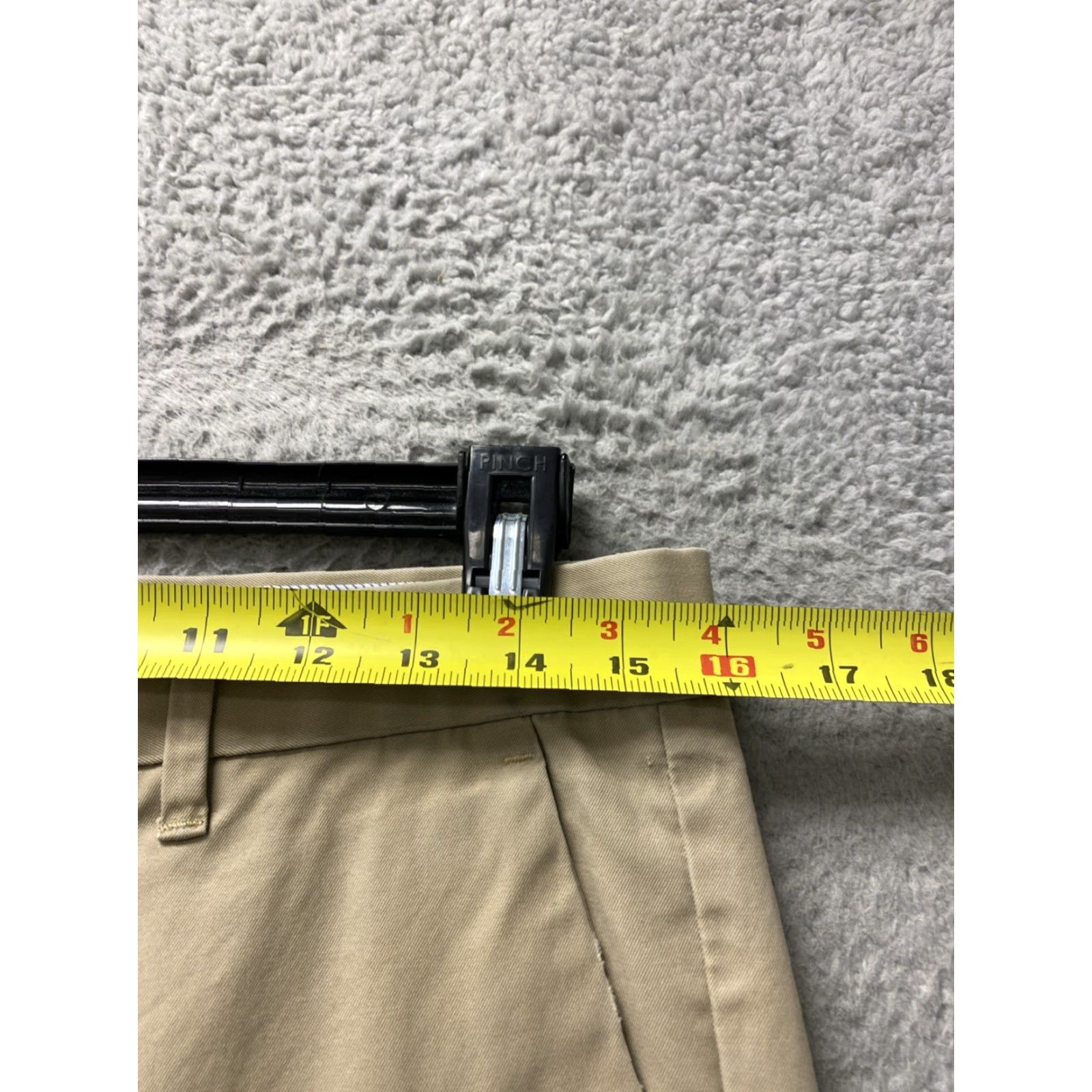 Gap GAP Pants Mens 31x30 Tan Slim Straight Flat Front Zip Button Chino Casual Business Travel Size US 31 - 6 Thumbnail