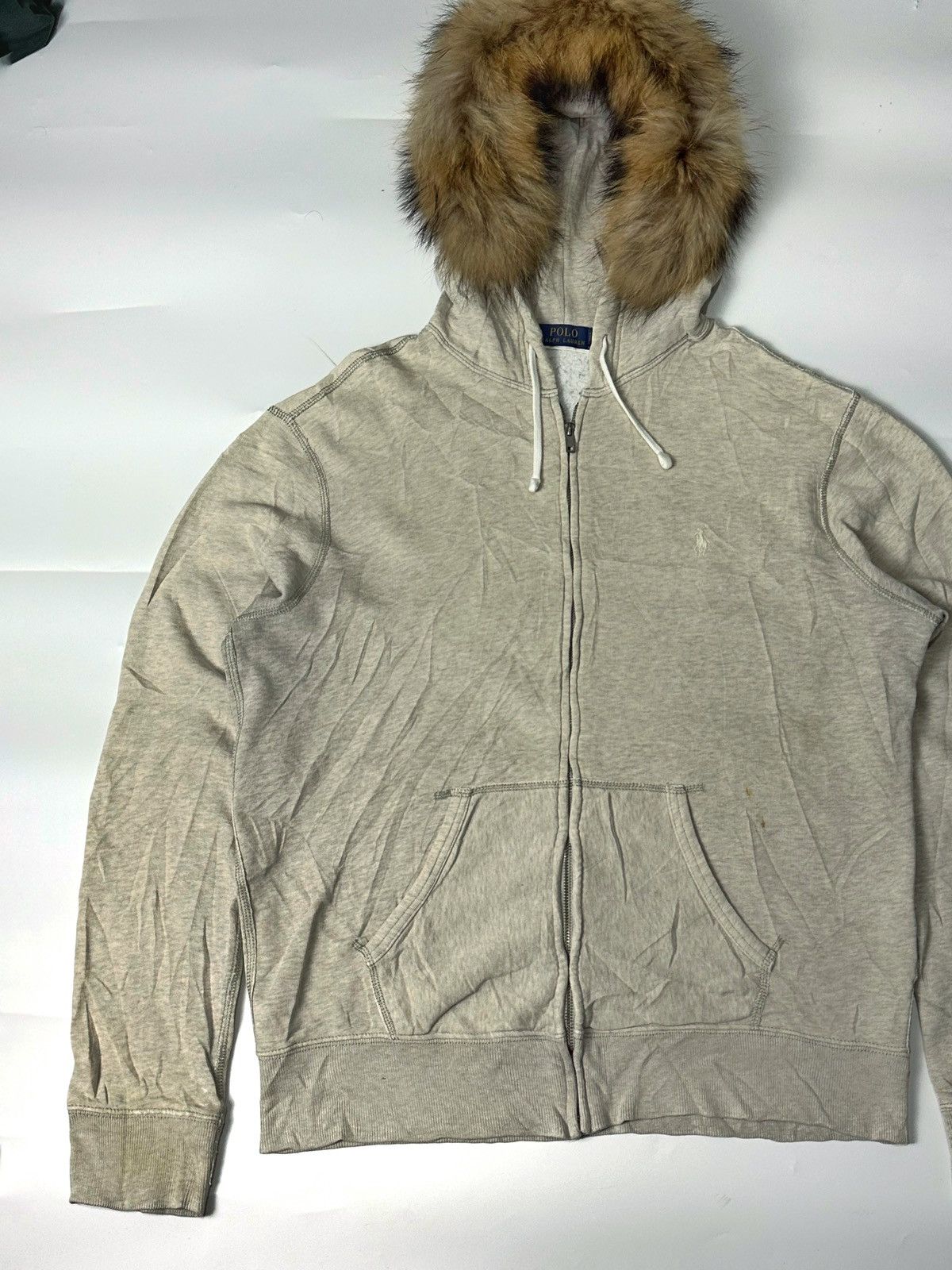Polo Ralph Lauren Faux Fur ZipHoodie Polo Ralph Lauren Faded Color Size US L / EU 52-54 / 3 - 3 Thumbnail