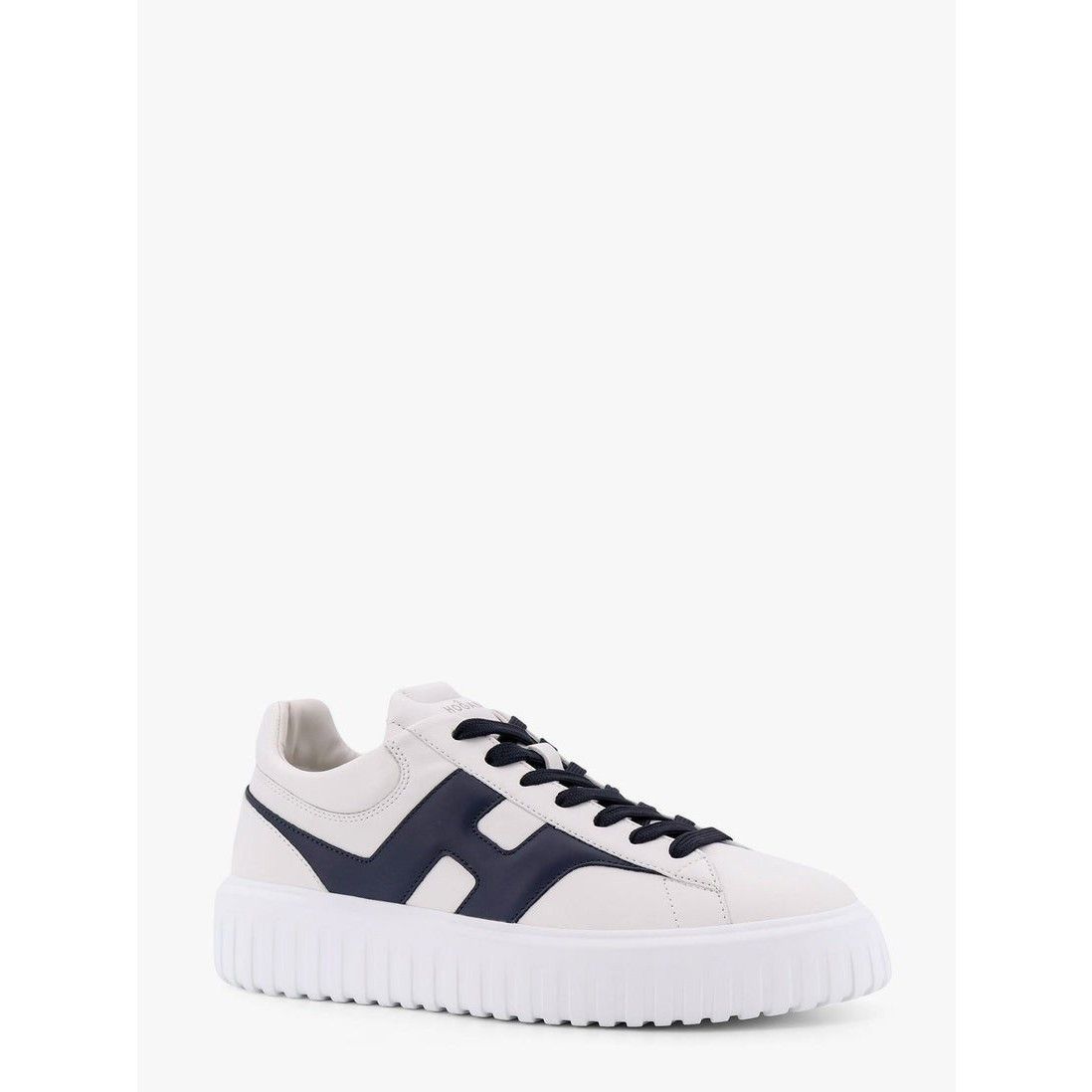 Hogan HOGAN H-Stripes White Leather Sneakers New & Authentic (Men' Size US 9 / EU 42 - 2 Thumbnail