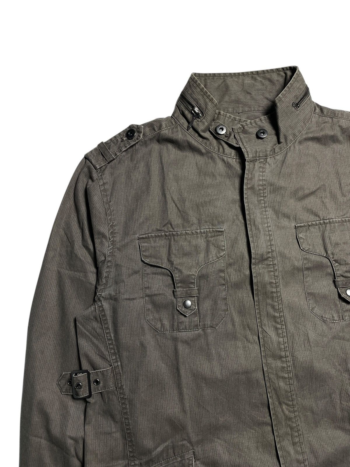 SLY 2000’s Splendid Satisfaction - Cyber Military Bondage Jacket Size US XL / EU 56 / 4 - 5 Thumbnail