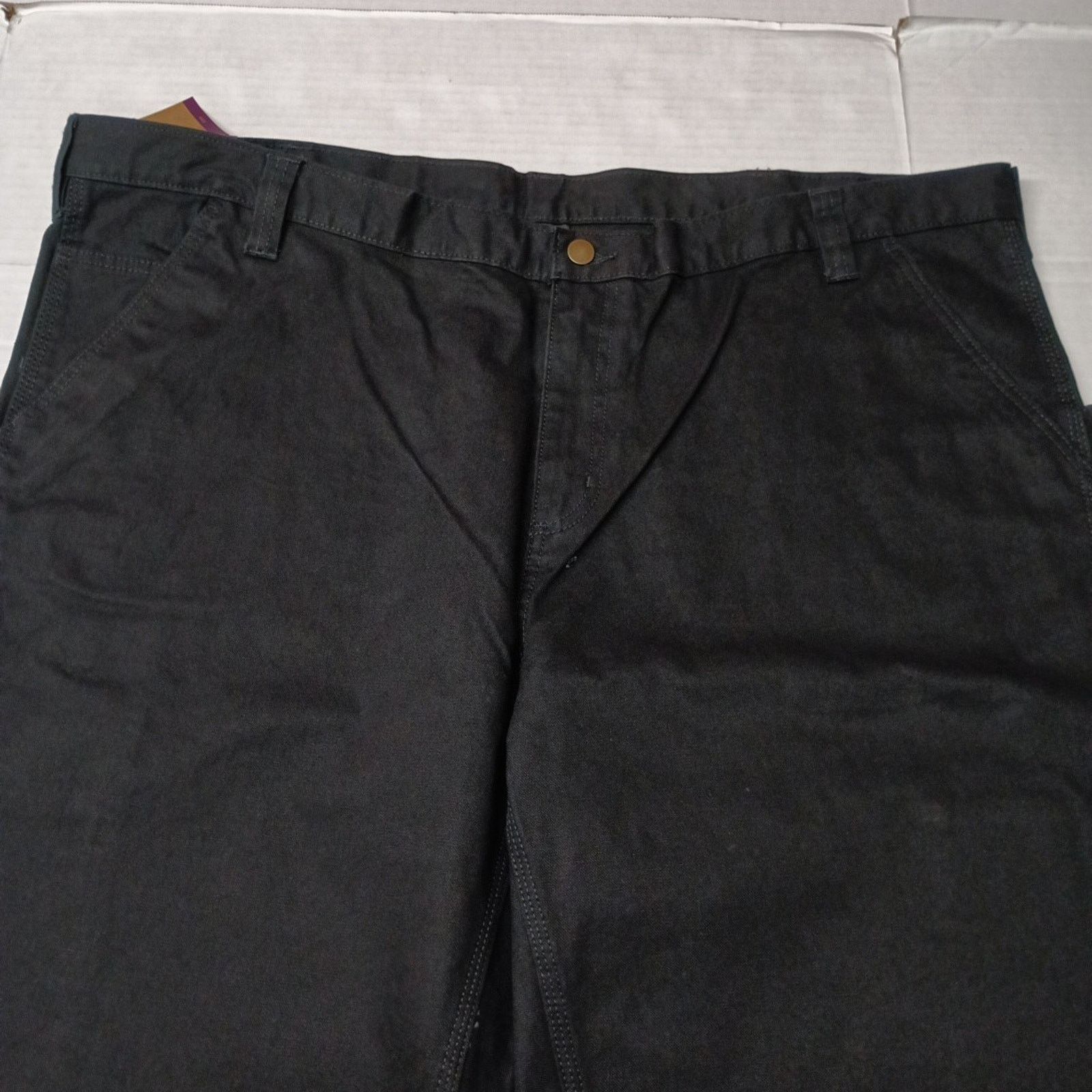 Other Brahma Work Carpenter Pants Men's Size 44x32 Black Relaxed Size US 44 / EU 60 - 4 Thumbnail