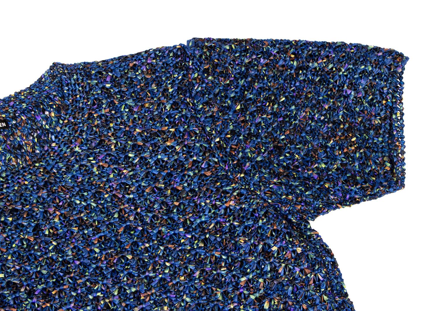 Issey Miyake o1tko11224 Mesh Short Sleeve T-Shirt in Dark Blue Size US S / EU 44-46 / 1 - 2 Thumbnail