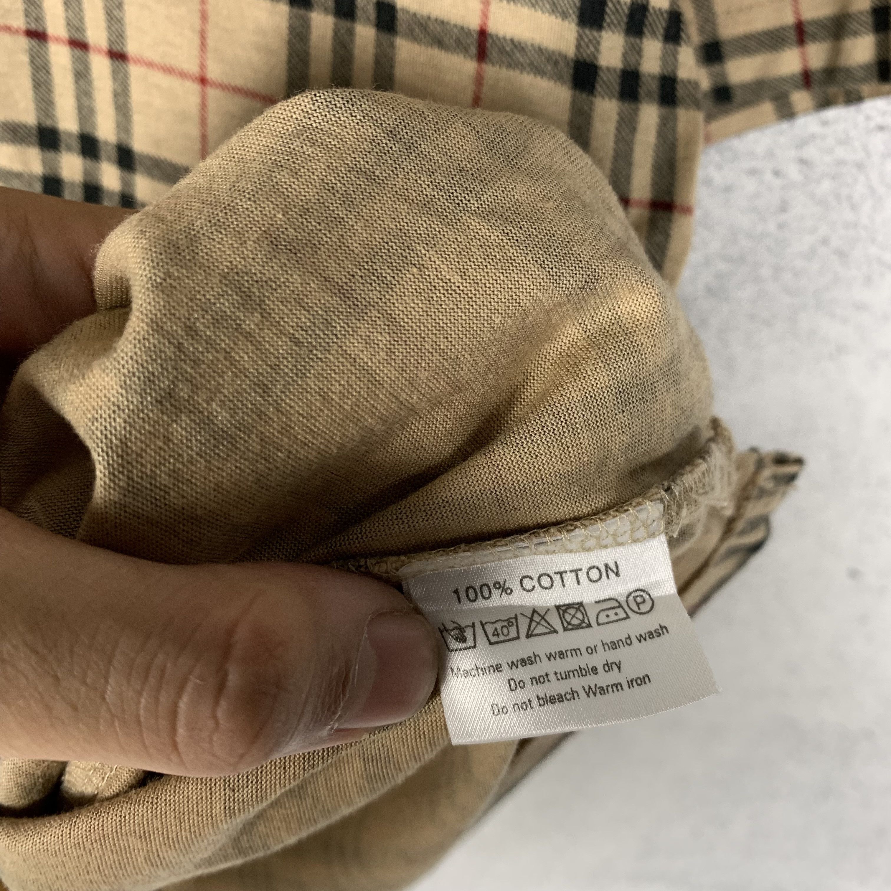 Burberry Vintage Burberry Nova Check Polo Shirt Size US S / EU 44-46 / 1 - 6 Thumbnail