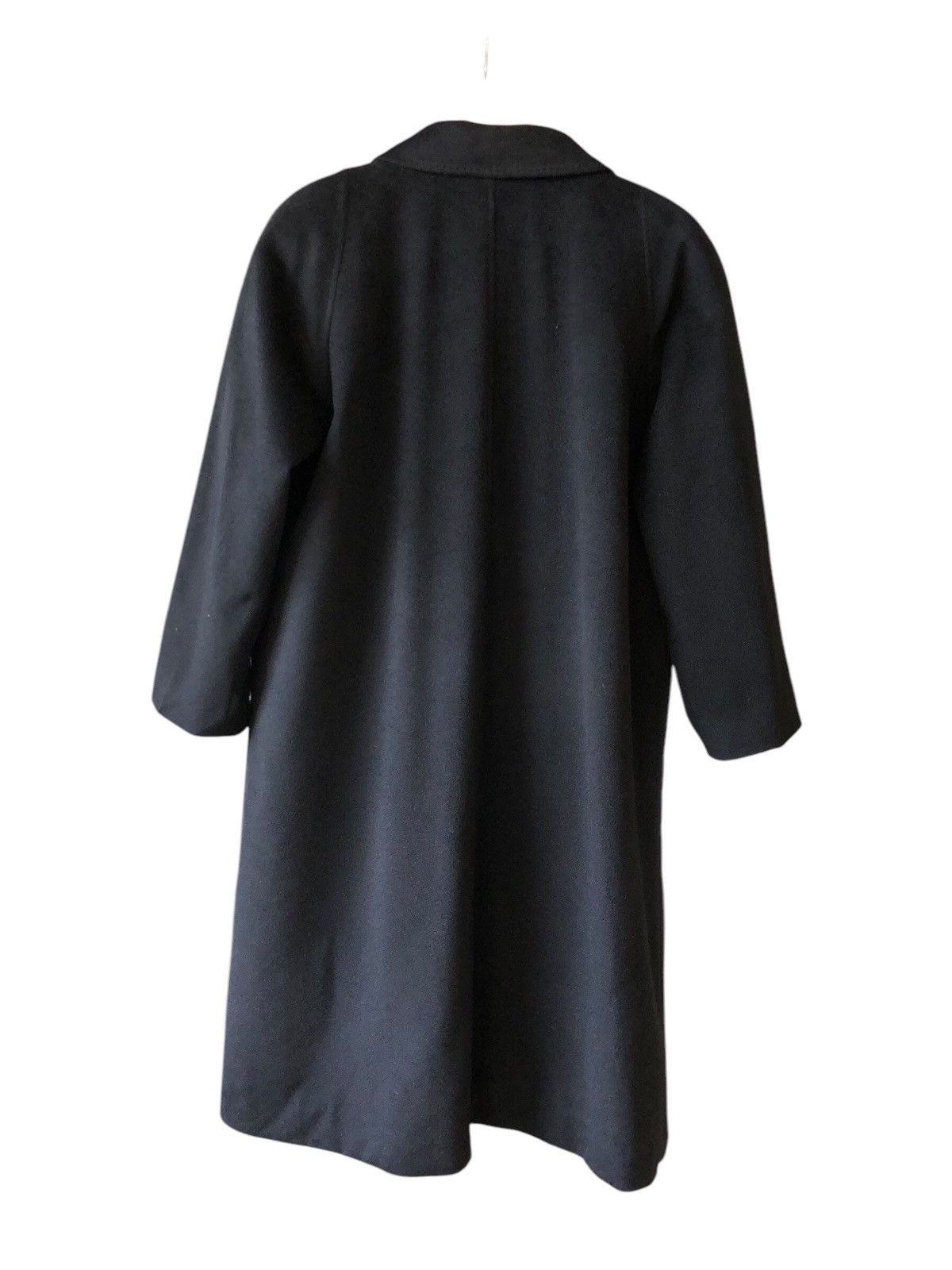 Balmain Authentic🔥 Balmain Cashmere Wool Long Coat Black Size L / US 10 / IT 46 - 2 Thumbnail