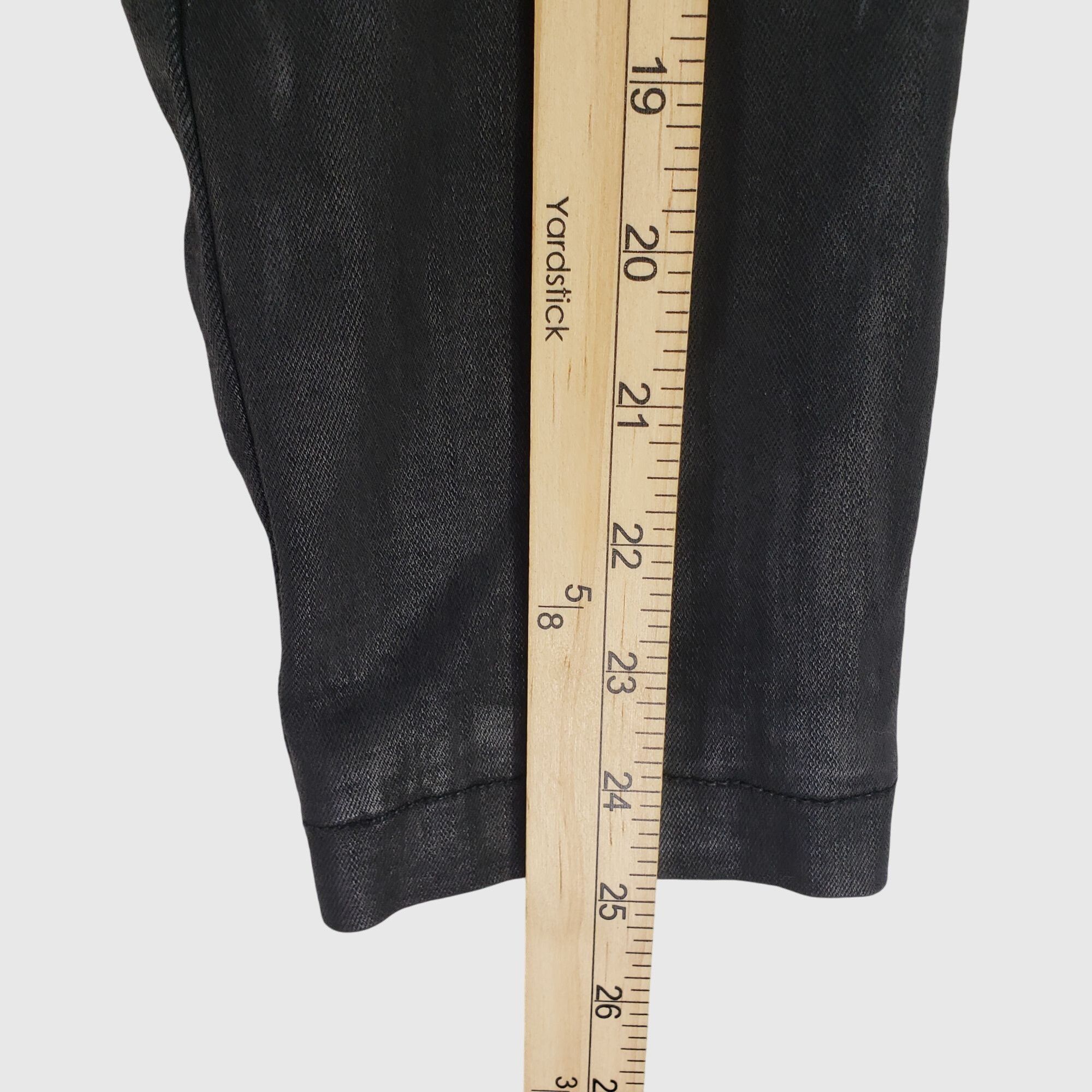 HIDDEN Hidden Jeans Cropped Black Faux Leather Moto Jacket Womens L Size L / US 10 / IT 46 - 9 Thumbnail