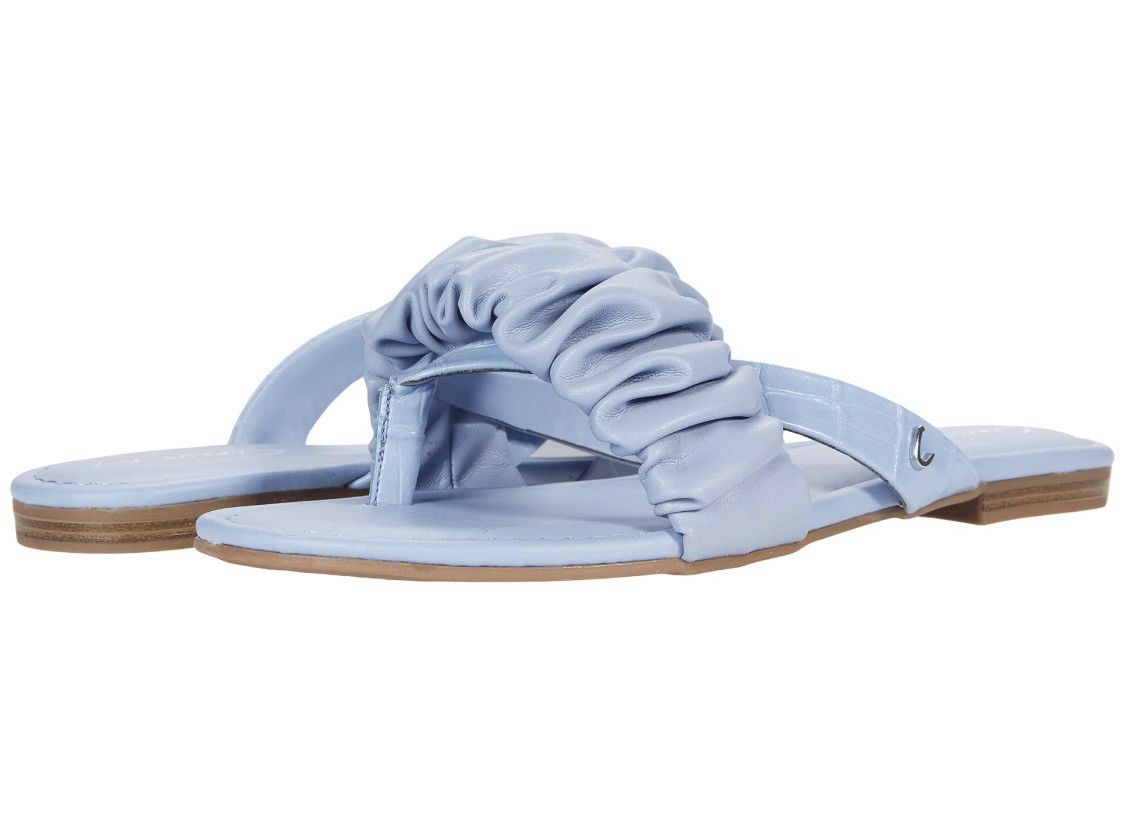 Sam Edelman SAM EDELMAN Cashmere Blue Leather Sandals Size 7.5 Brand New Size US 7.5 / IT 37.5 - 1 Thumbnail