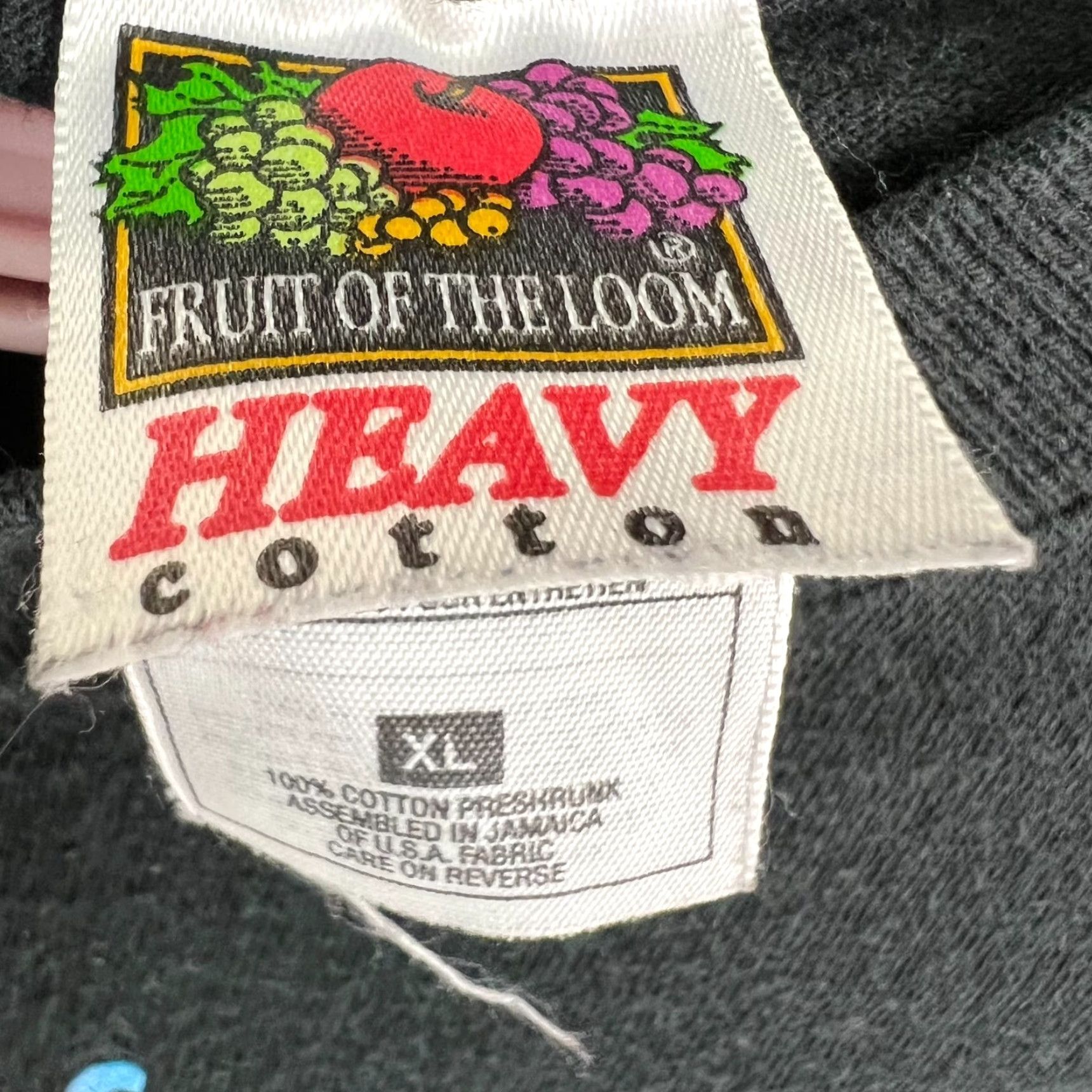 Fruit Of The Loom VINTAGE Fruit of the Loom Graphic Tee Periodic Table 90s T-Shirt Mens XL Black Size US XL / EU 56 / 4 - 4 Thumbnail