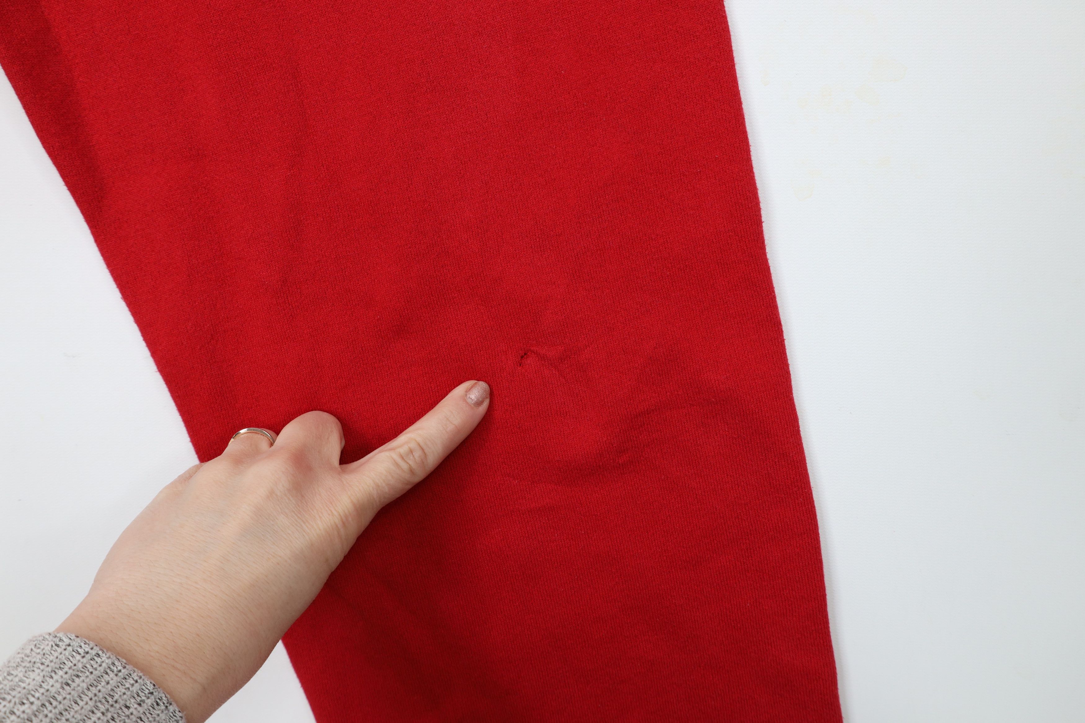 Vintage Vintage 80s 90s Streetwear Heavy Sweatpants Joggers Red USA Size US 38 / EU 54 - 5 Thumbnail