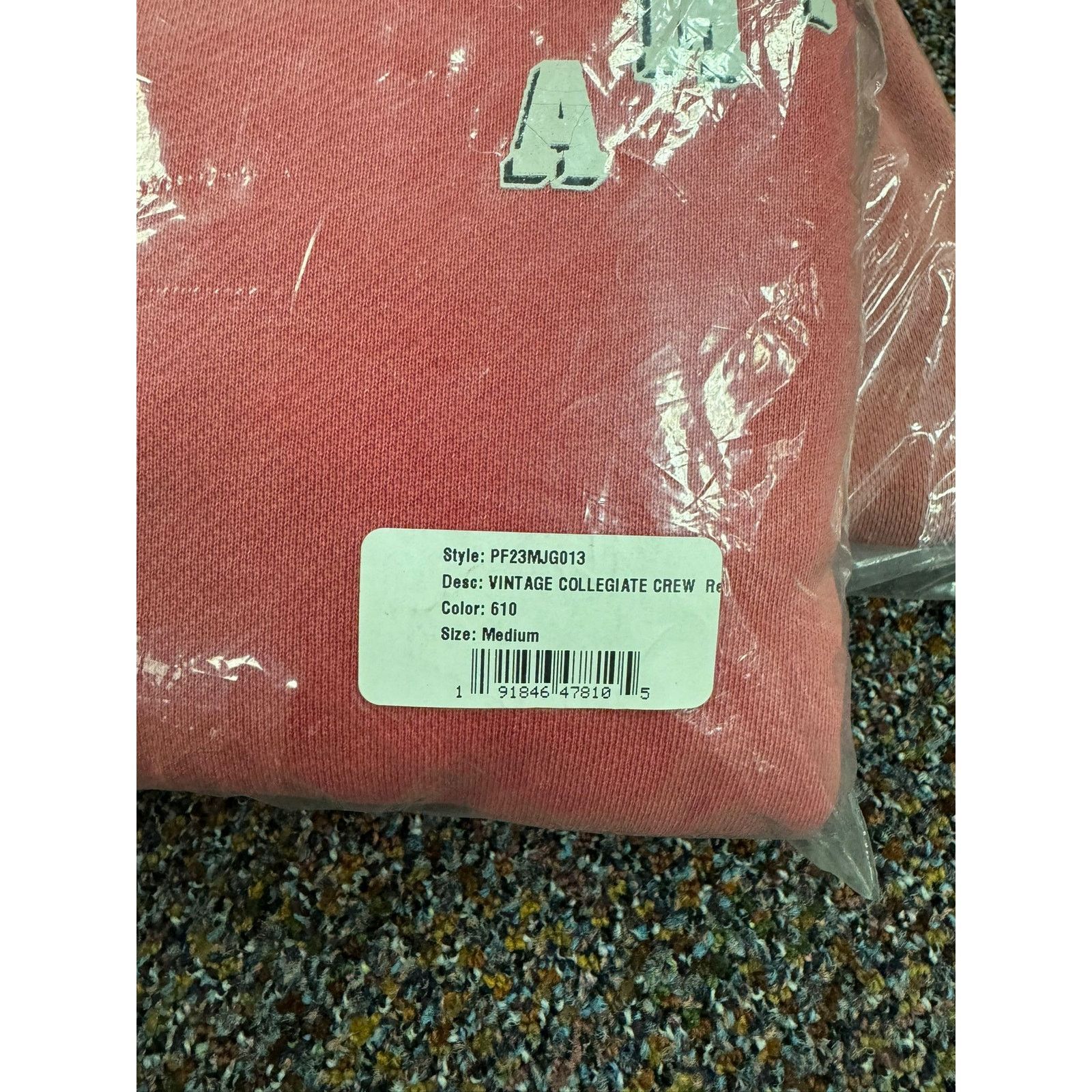 Amiri o1rshd1 Q:2 / Vintage Collegiate Crewneck Sweatshirt in Red Size US M / EU 48-50 / 2 - 19 Thumbnail