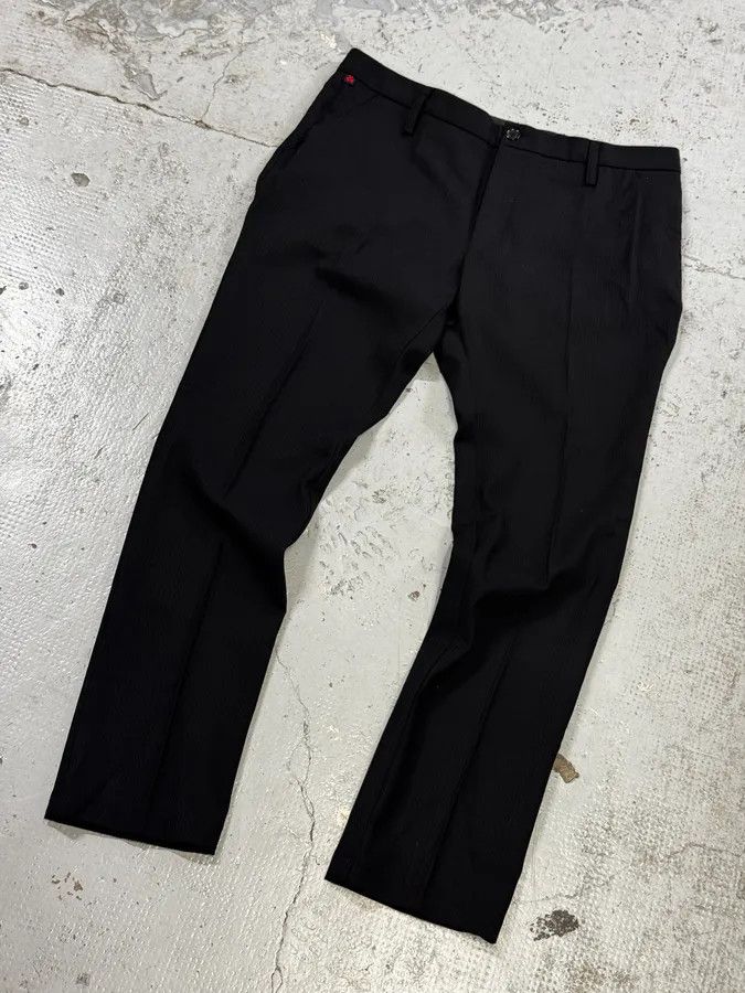 Dolce & Gabbana 2000s Dolce & Gabbana Black Classy Striped Pants Size US 32 / EU 48 - 6 Thumbnail