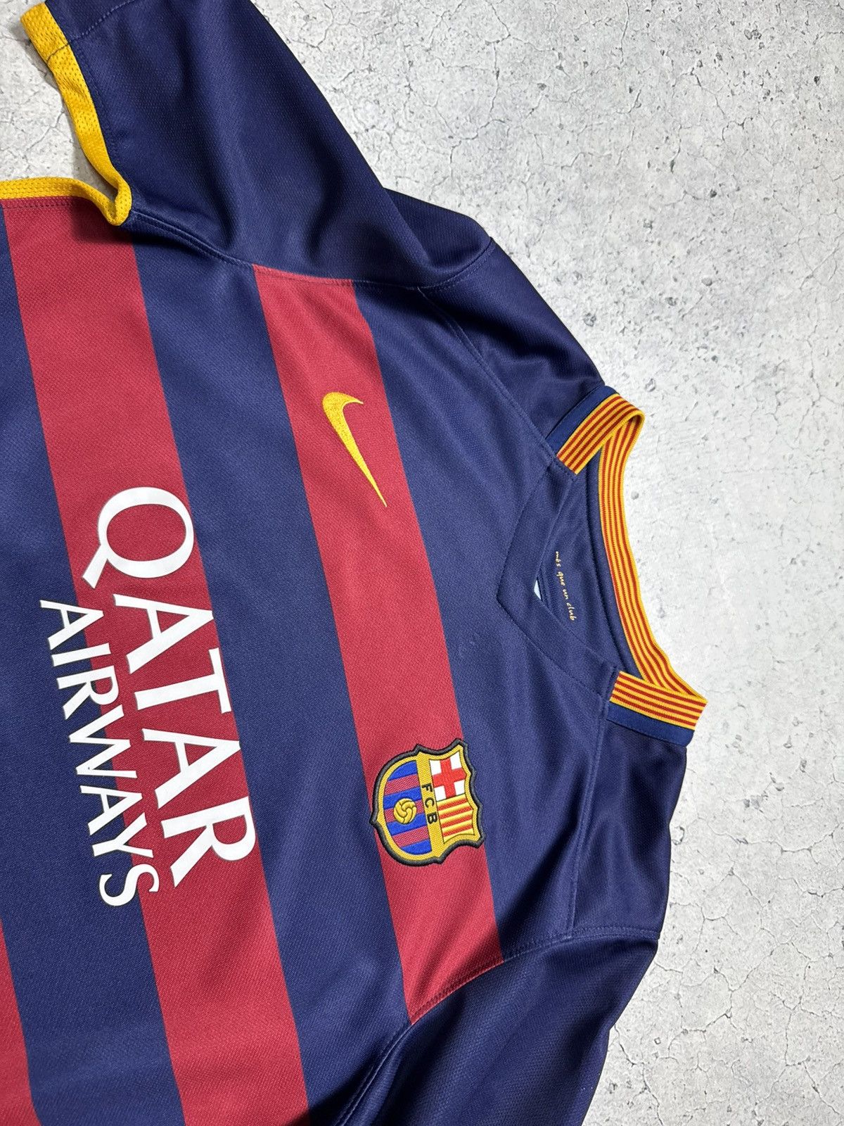 Nike Nike FC Barcelona 2015/2016 Vintage Soccer Jersey FCB Size US S / EU 44-46 / 1 - 9 Thumbnail
