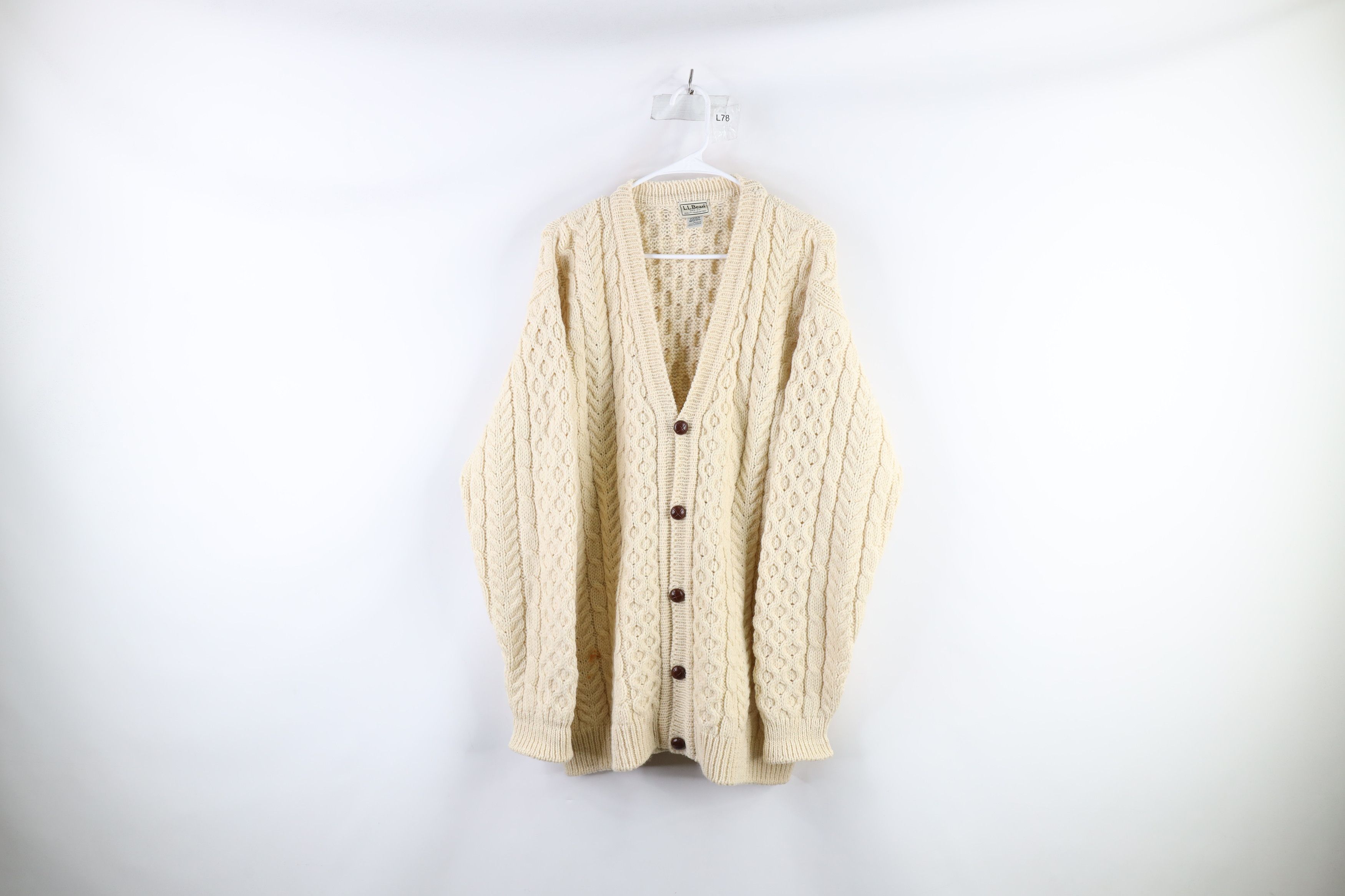 90's】【Made in USA】L.L.Bean ニットカーディガン XL Vintage