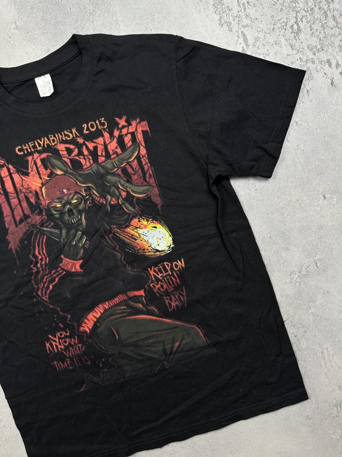 Band Tees Limp Bizkit Chelyabinsk 2013 Tour Band Tee Y2K Metal Shirt Size US S / EU 44-46 / 1 - 3 Thumbnail