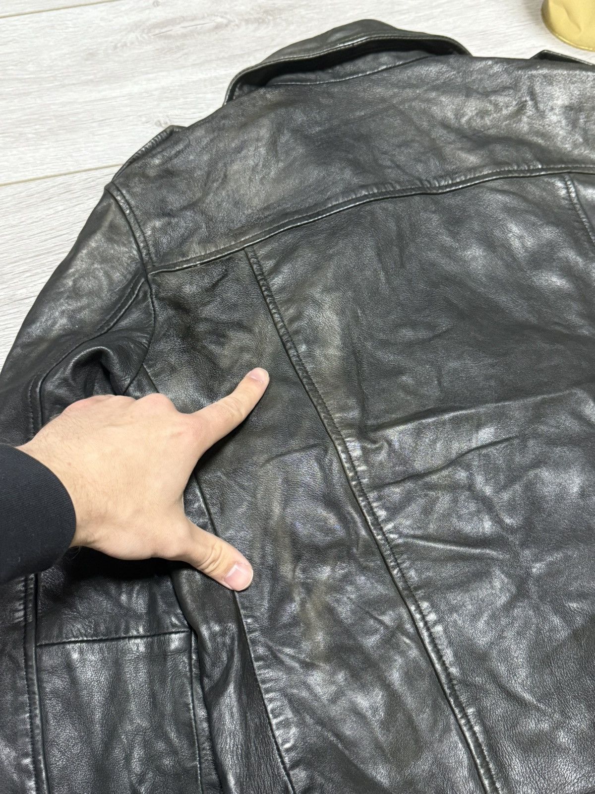 Allsaints Allsaints Kahawa biker leather zip jacket Size US S / EU 44-46 / 1 - 13 Thumbnail