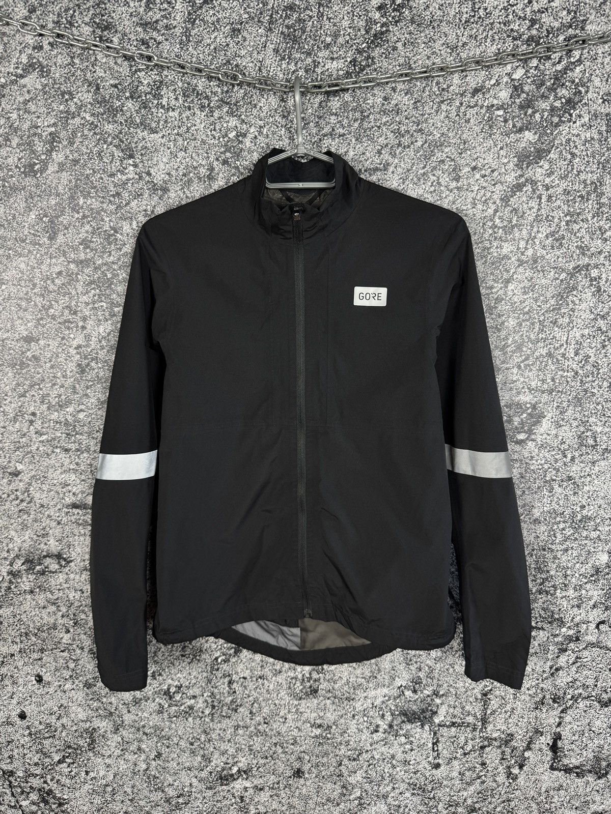 Gore Wear Gore-Tex Jacket Black Cycling Bike Running Size M, image size:1200x1600