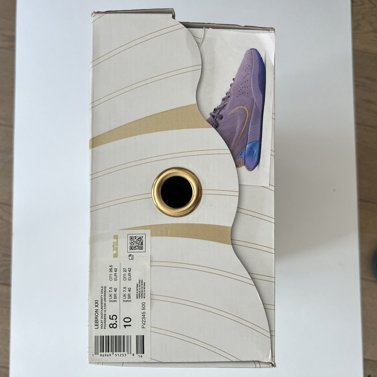Nike size 8.5 Nike LeBron 21 Freshwater FV2345 500 Violet Dust Size US 8.5 / EU 41-42 - 9 Thumbnail