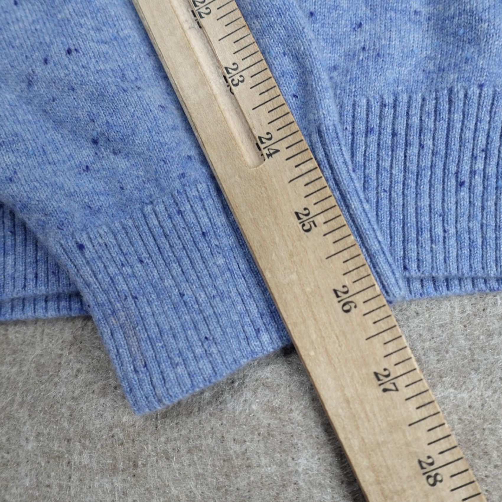 Lands' End Lands' End Mens Sweater XL Blue Solid Full Zip 100% Cashmere NEW Size US XL / EU 56 / 4 - 6 Thumbnail