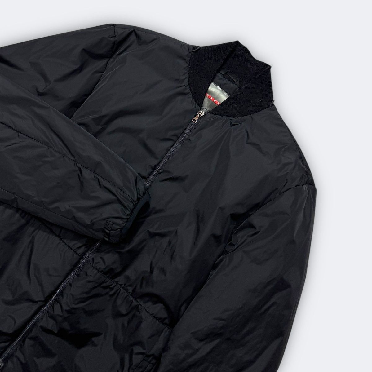 Prada Prada Black Nylon Down Padded light Jacket Size US L / EU 52-54 / 3 - 5 Thumbnail