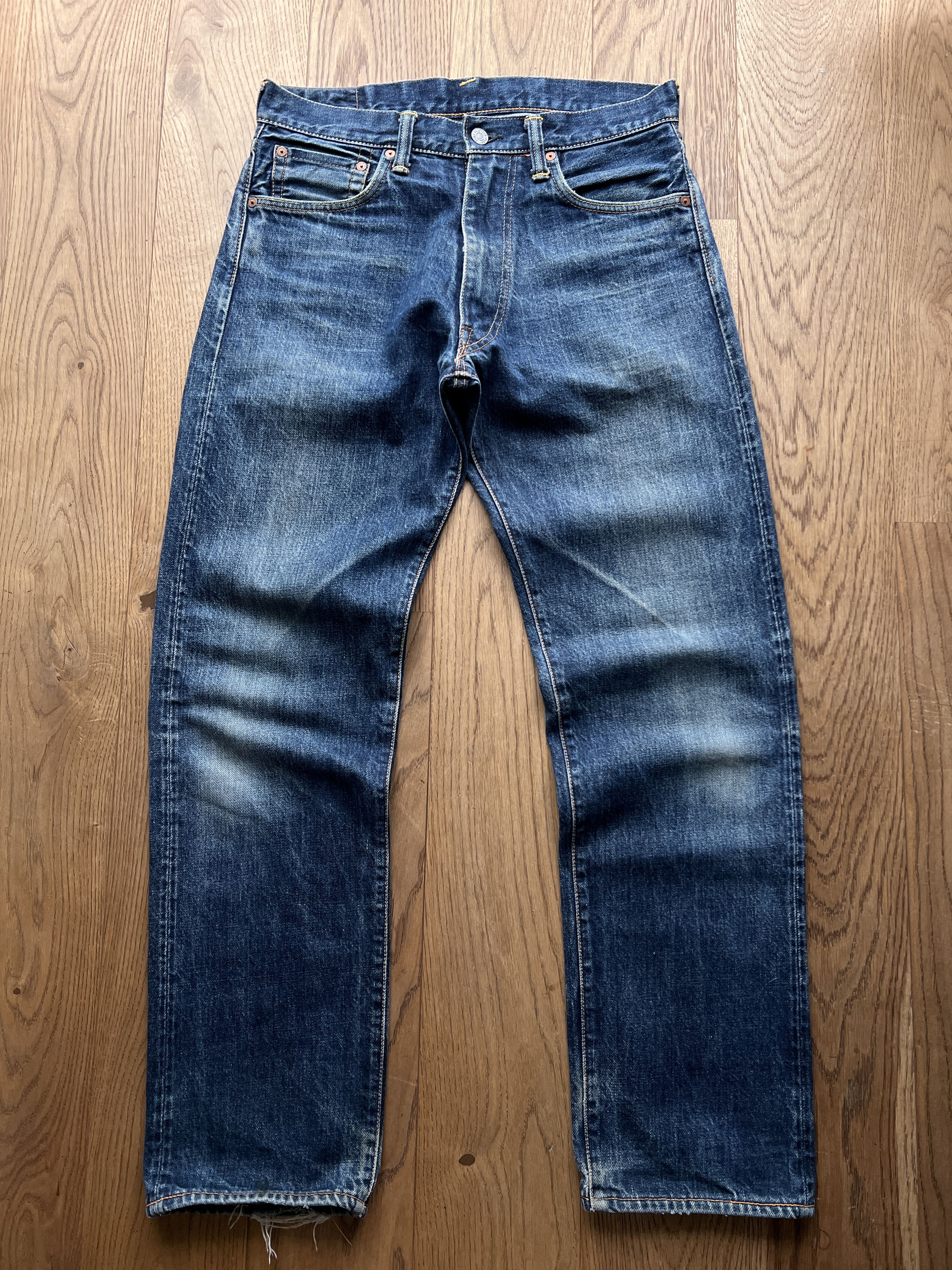 Evisu Rare Evisu selvage vintage lot 2001 faded denim archive y2k Size US 30 / EU 46 - 17 Thumbnail