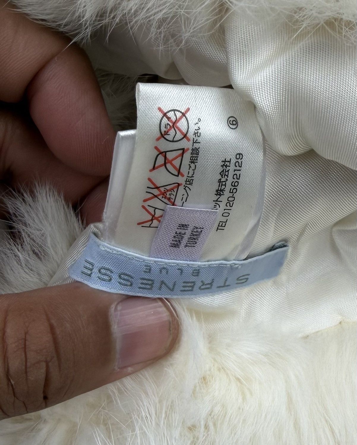 Japanese Brand made in turkey strenesse blue rabbit fur hat tc53 Size ONE SIZE - 4 Thumbnail