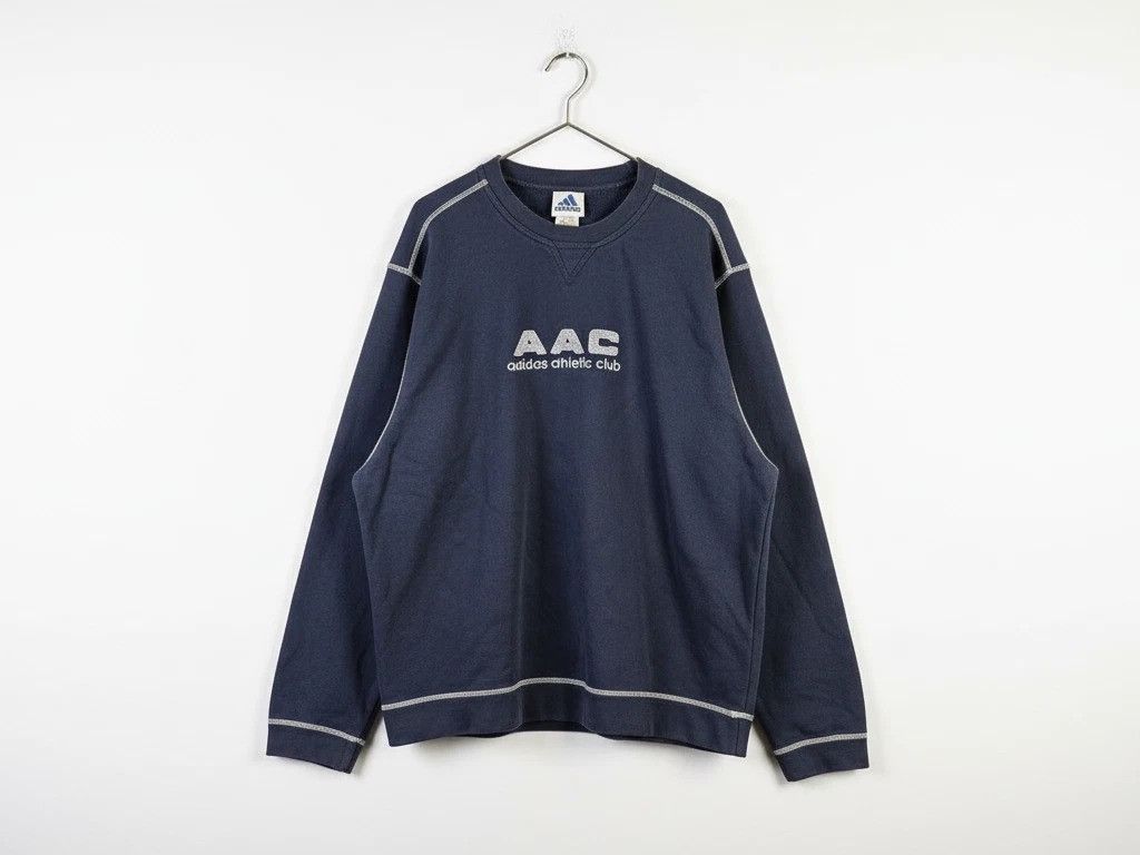 Adidas Adidas AAC Athletic Club Y2K Fleece Crewneck Blue Men L 2001 Size US L / EU 52-54 / 3 - 1 Thumbnail