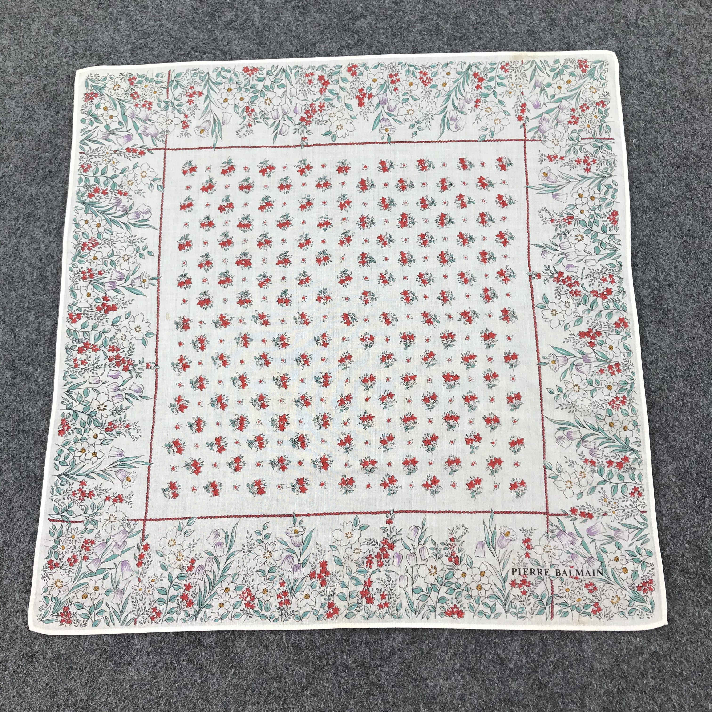 Pierre Balmain Pierre Balmain Handkerchief Neckerchief Bandana H98 Size ONE SIZE - 1 Thumbnail