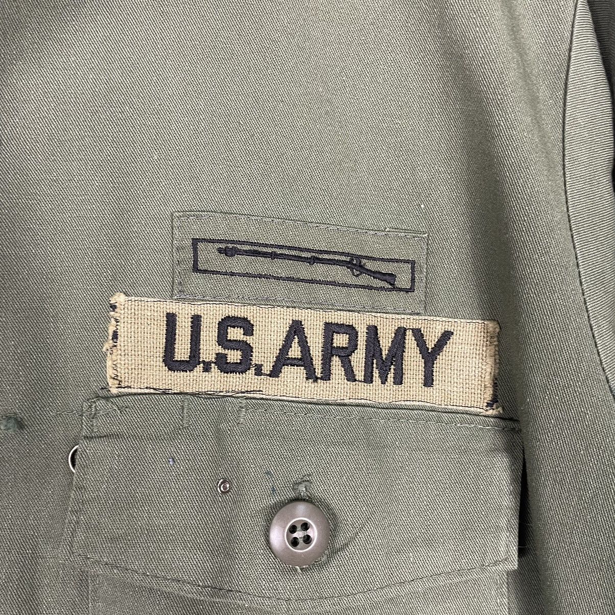 Vintage 💥VINTAGE OG ARMY US MILITARY SHIRT Size US L / EU 52-54 / 3 - 13 Thumbnail