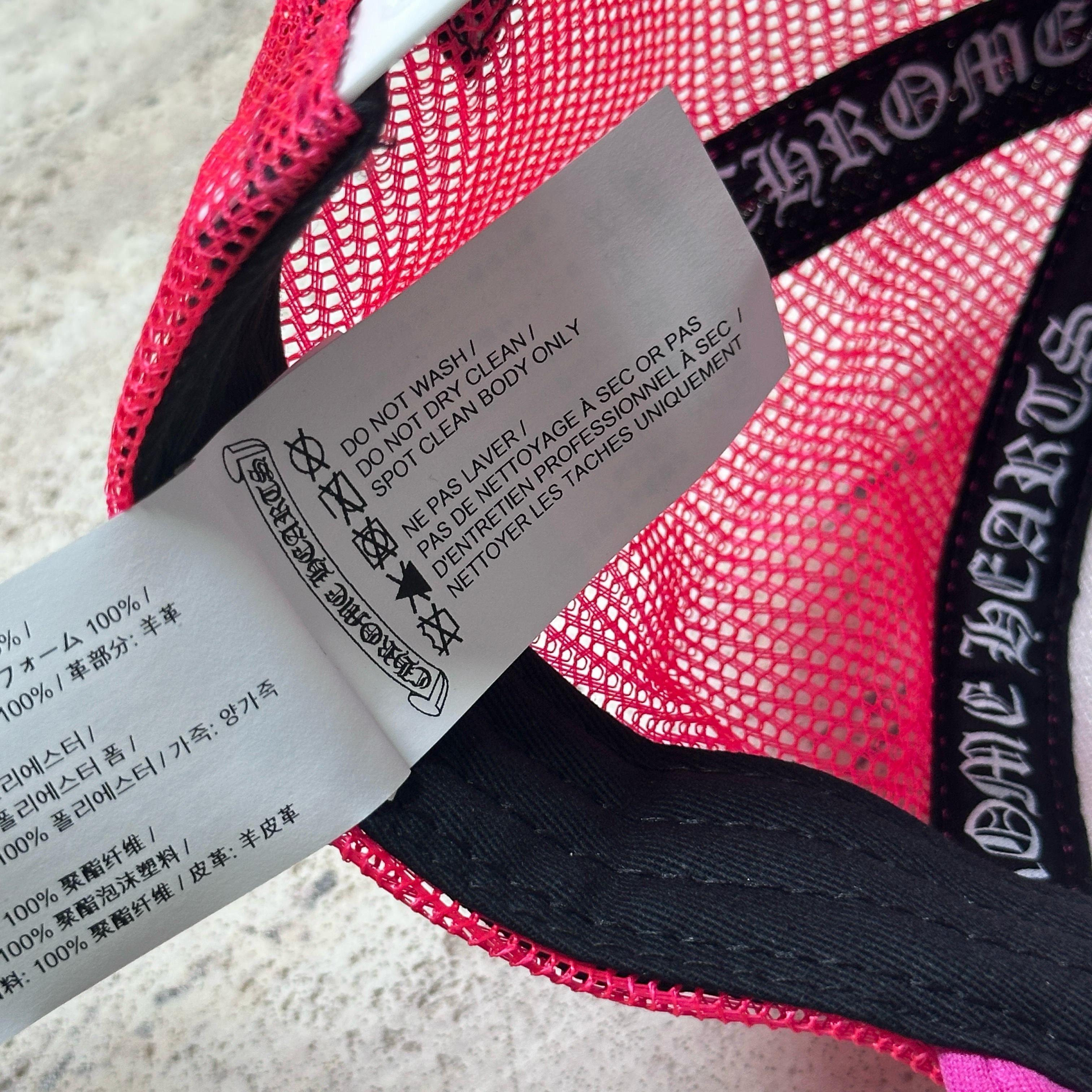 Chrome Hearts Chrome hearts hat trucker king taco Pink Size ONE SIZE - 3 Thumbnail