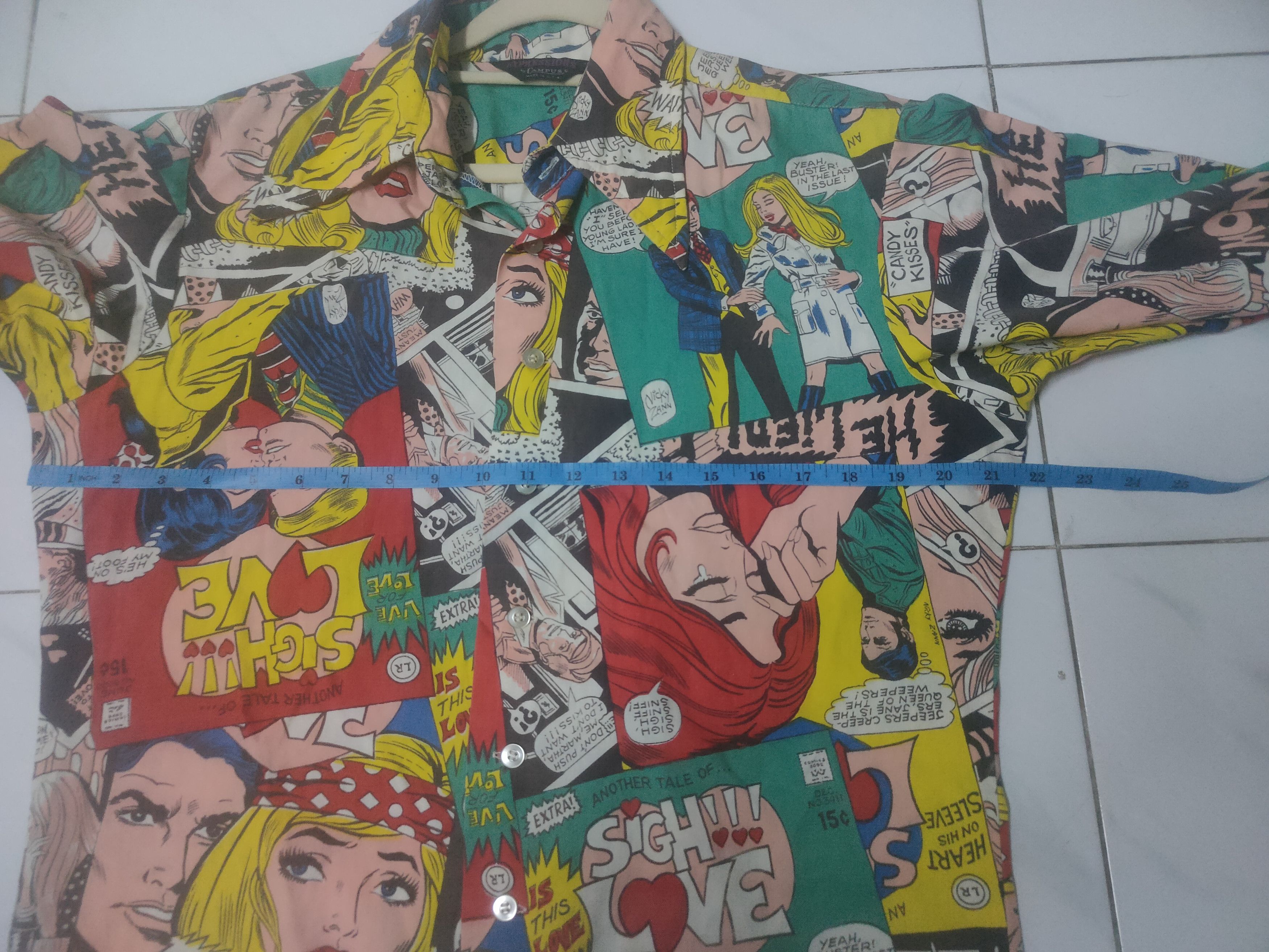 Cartoon Network × DC Comics × Vintage Vintage 70s nicky Zane comic over print Size 38L - 8 Thumbnail