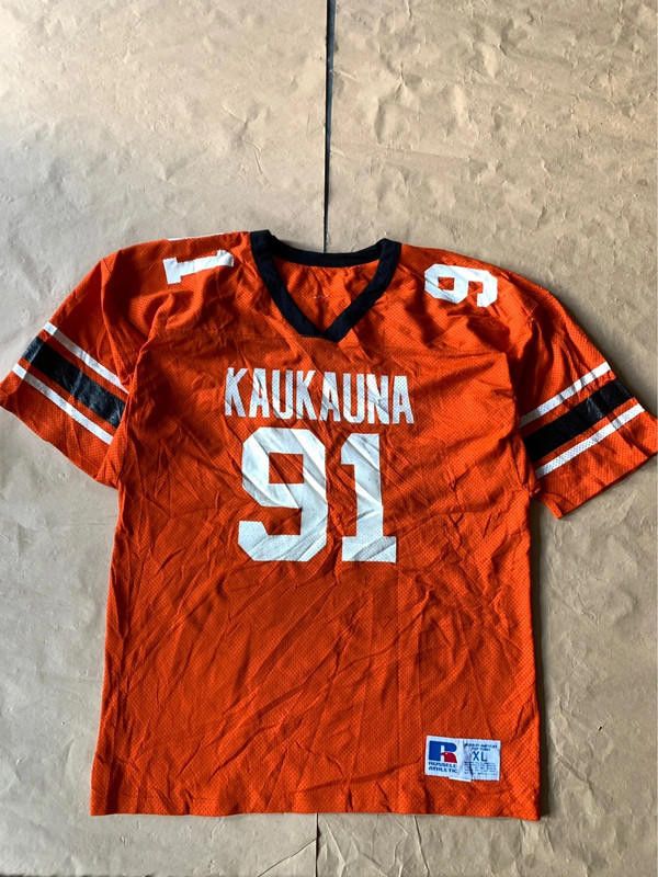 Designer Russel athletic kaukauna lebergen#91 jersey xl Size US XL / EU 56 / 4 - 1 Thumbnail