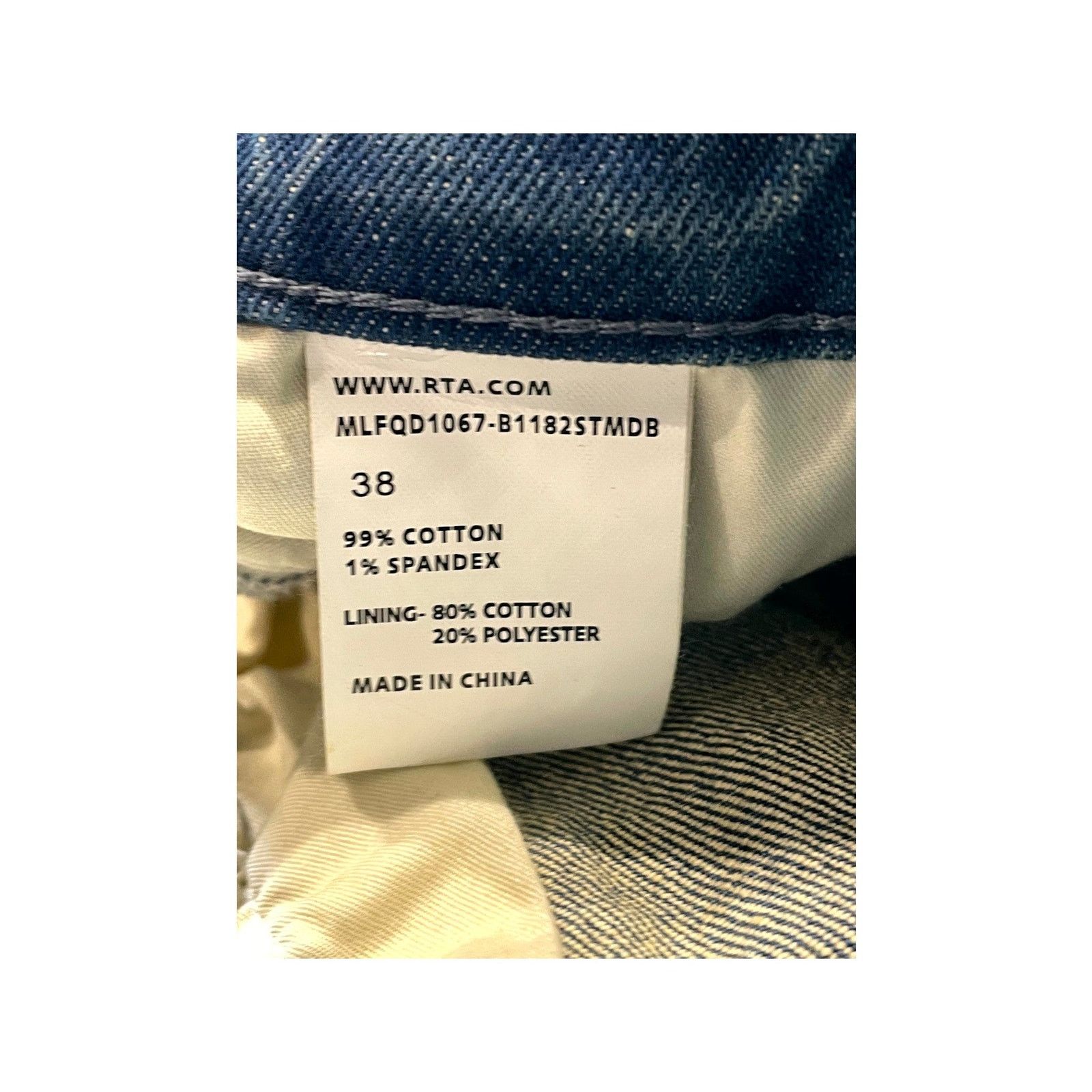 Rta RTA Aged Wash Jeans Size US 38 / EU 54 - 5 Thumbnail