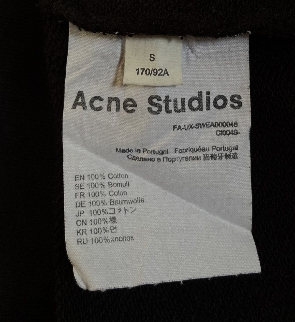 Acne Studios Acne studios SS20 oversized face sweatshirt Size US L / EU 52-54 / 3 - 7 Thumbnail