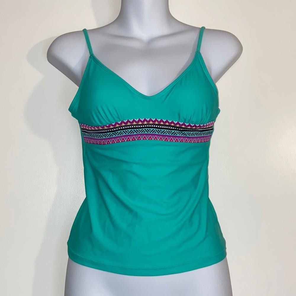 Designer BECCA l Tankini Top With Back Tie Size XS Size ONE SIZE - 2 Thumbnail