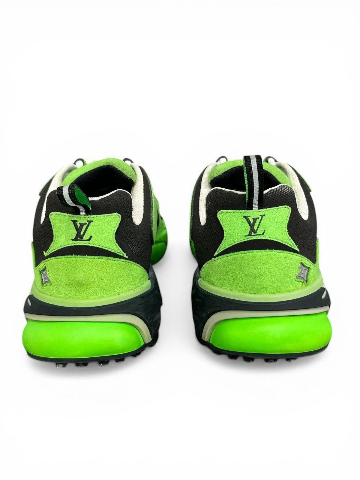 Louis Vuitton LV Runner Tatic White & Green Sneakers Size 8LV (9.5US) Size US 9.5 / EU 42-43 - 6 Thumbnail