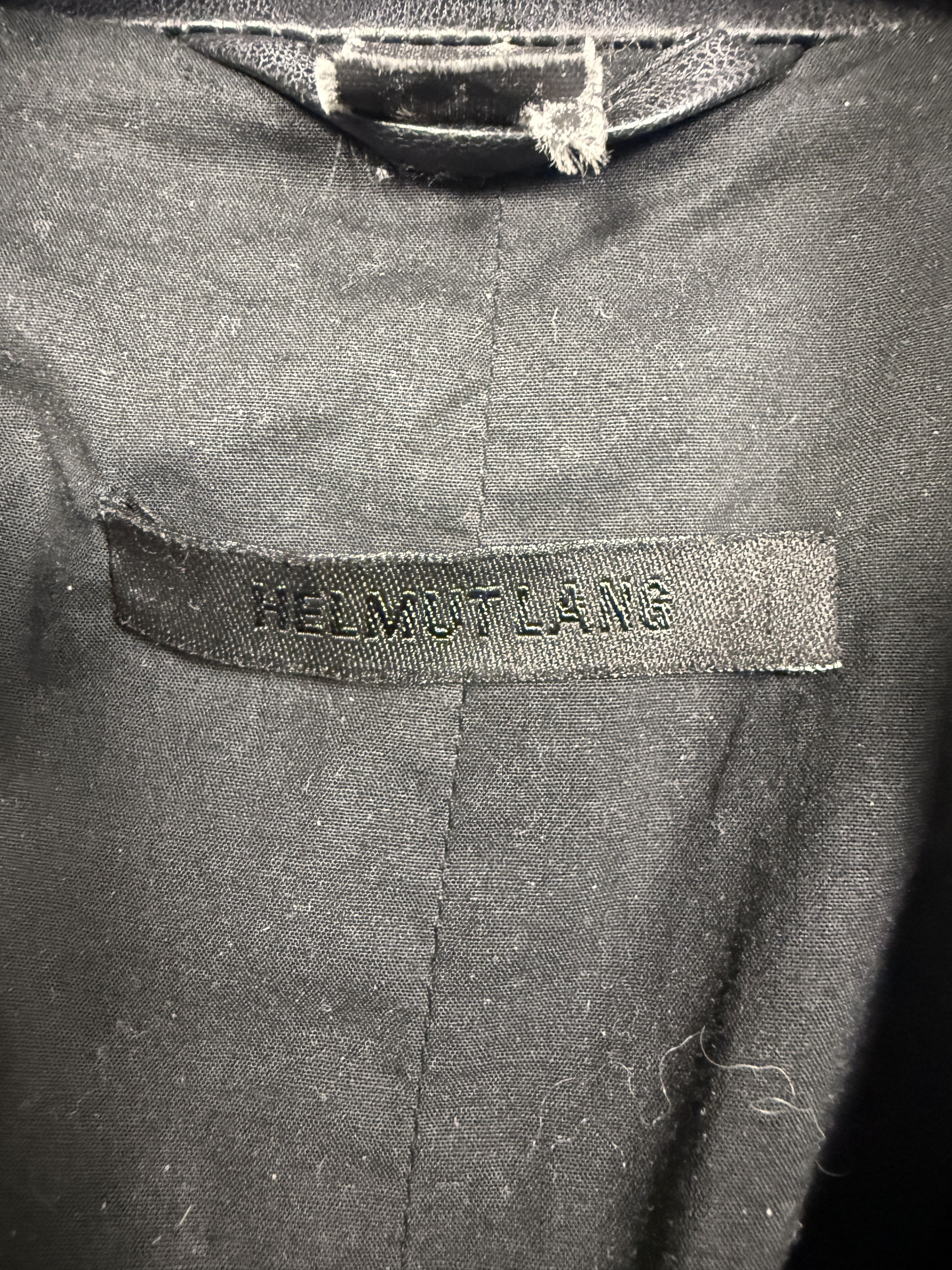 Helmut Lang Vintage Helmut Lang Elbow Cut-out Leather Coat Size US S / EU 44-46 / 1 - 3 Thumbnail