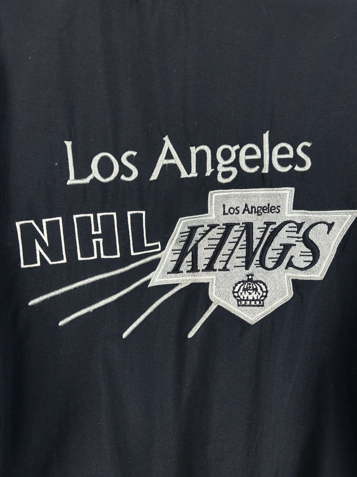 Delong 90s Vintage Delong NHL Los Angeles Kings Bomber Jacket Size US M / EU 48-50 / 2 - 7 Thumbnail