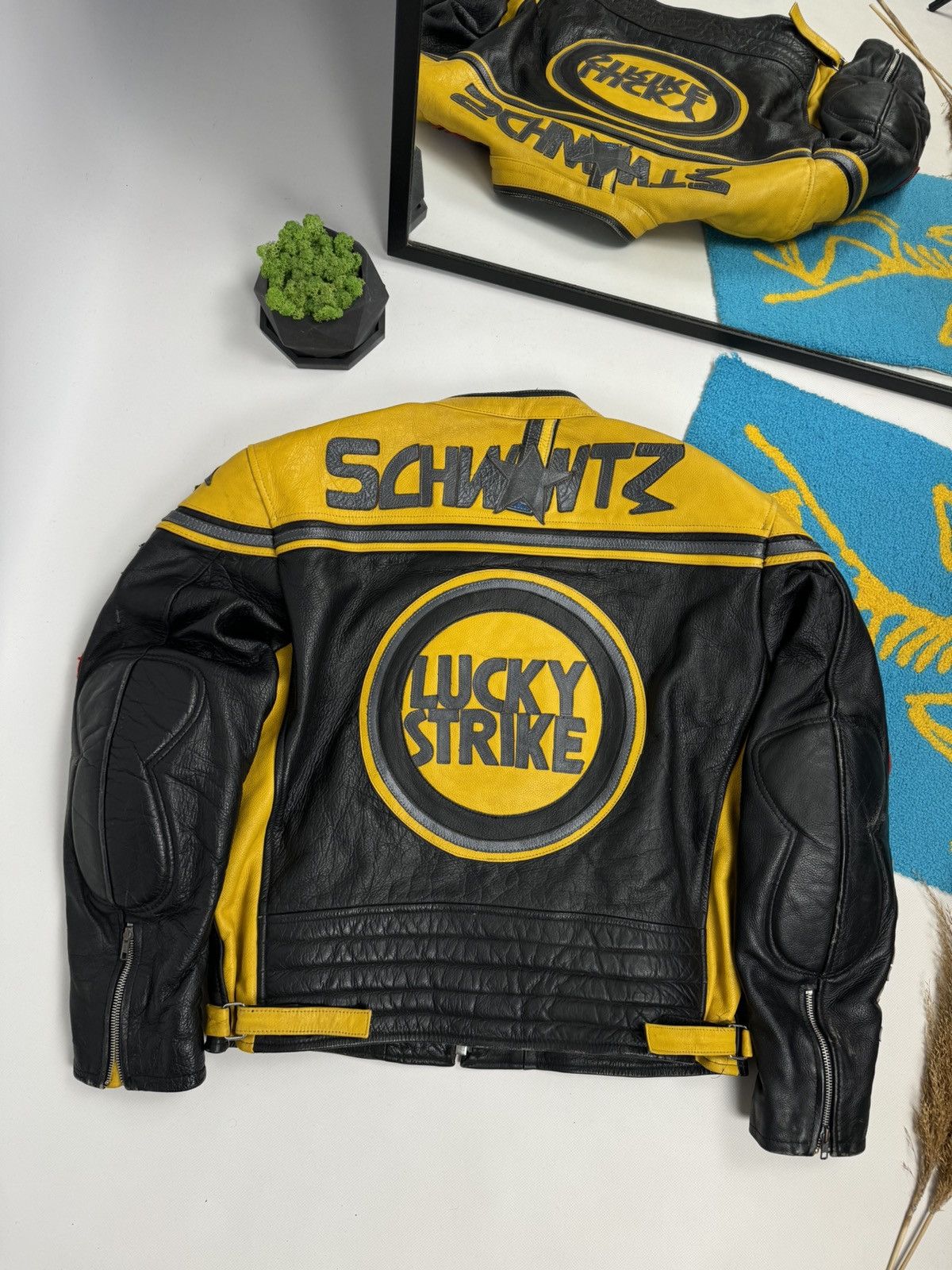 Vintage Vintage Lucky Strike Racing Leather Jacket Size US L / EU 52-54 / 3 - 8 Thumbnail