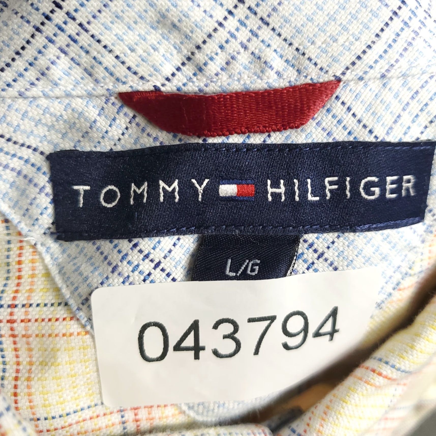 Tommy Hilfiger Tommy Hilfiger Shirt Mens Large Yellow Plaid Casual Button Up Short Sleeve Size US L / EU 52-54 / 3 - 6 Thumbnail