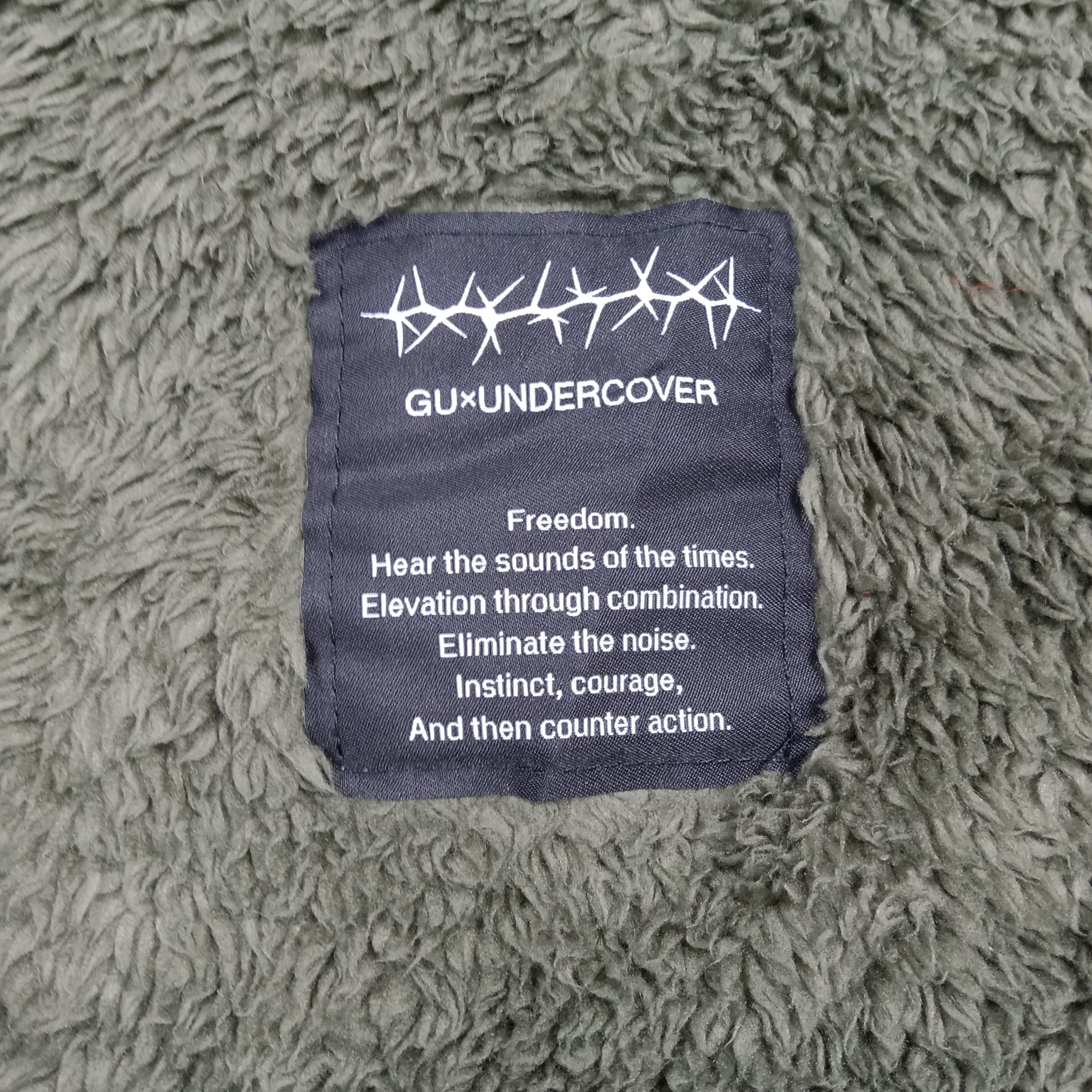 Undercover Uniqlo x Undercover Fleece Custom Logo Jacket C287N14 Size US L / EU 52-54 / 3 - 6 Thumbnail