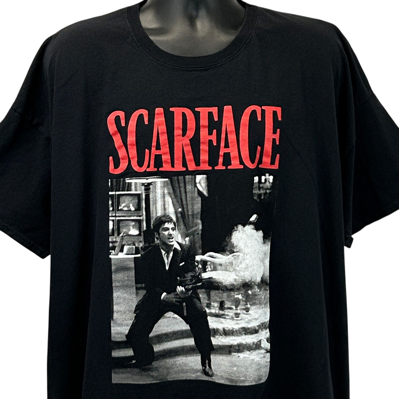 Other Scarface Tony Montana T Shirt Black Movie Film boohooMAN 3XL Size US XXL / EU 58 / 5 - 1 Thumbnail